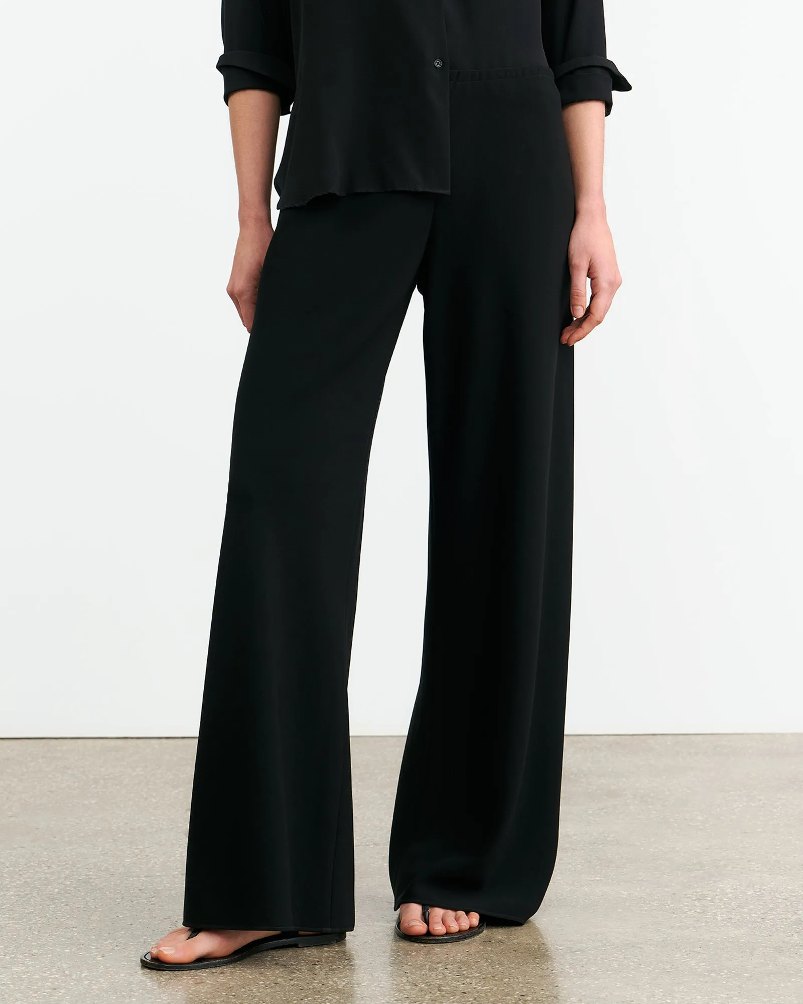 MARLOW WIDE LEG PANT sold by Nili Lotan product image thumbnail 3