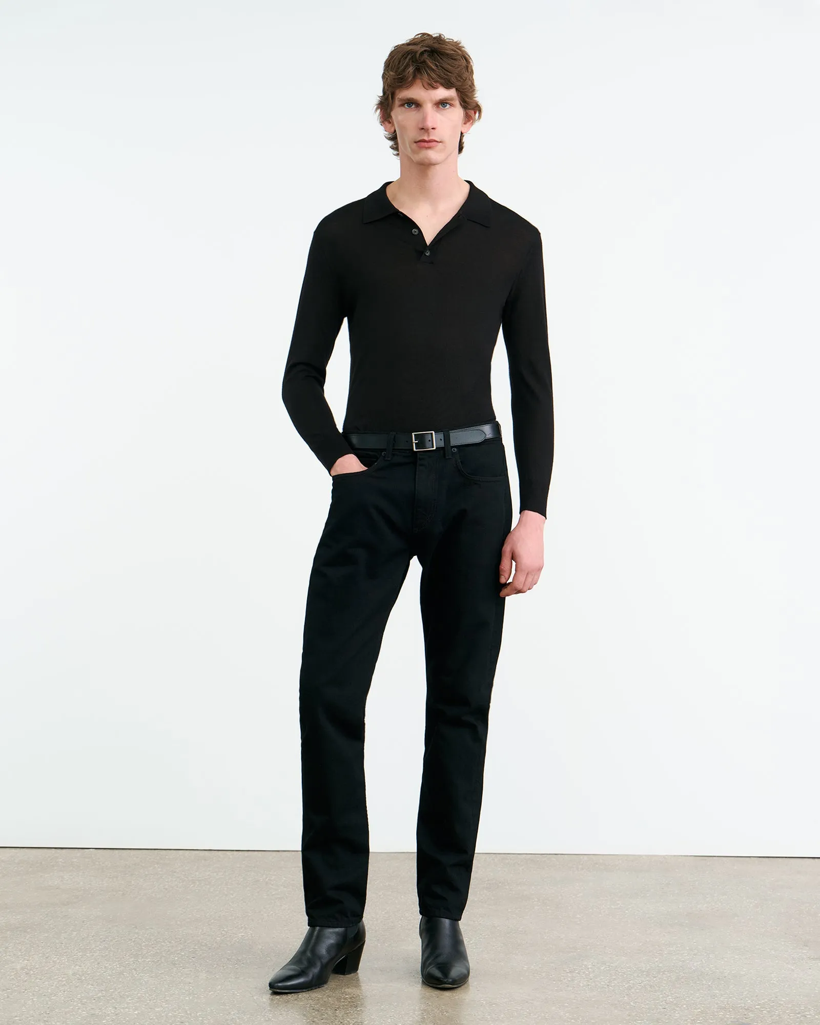 LUDO POLO SWEATER sold by Nili Lotan product image thumbnail 4