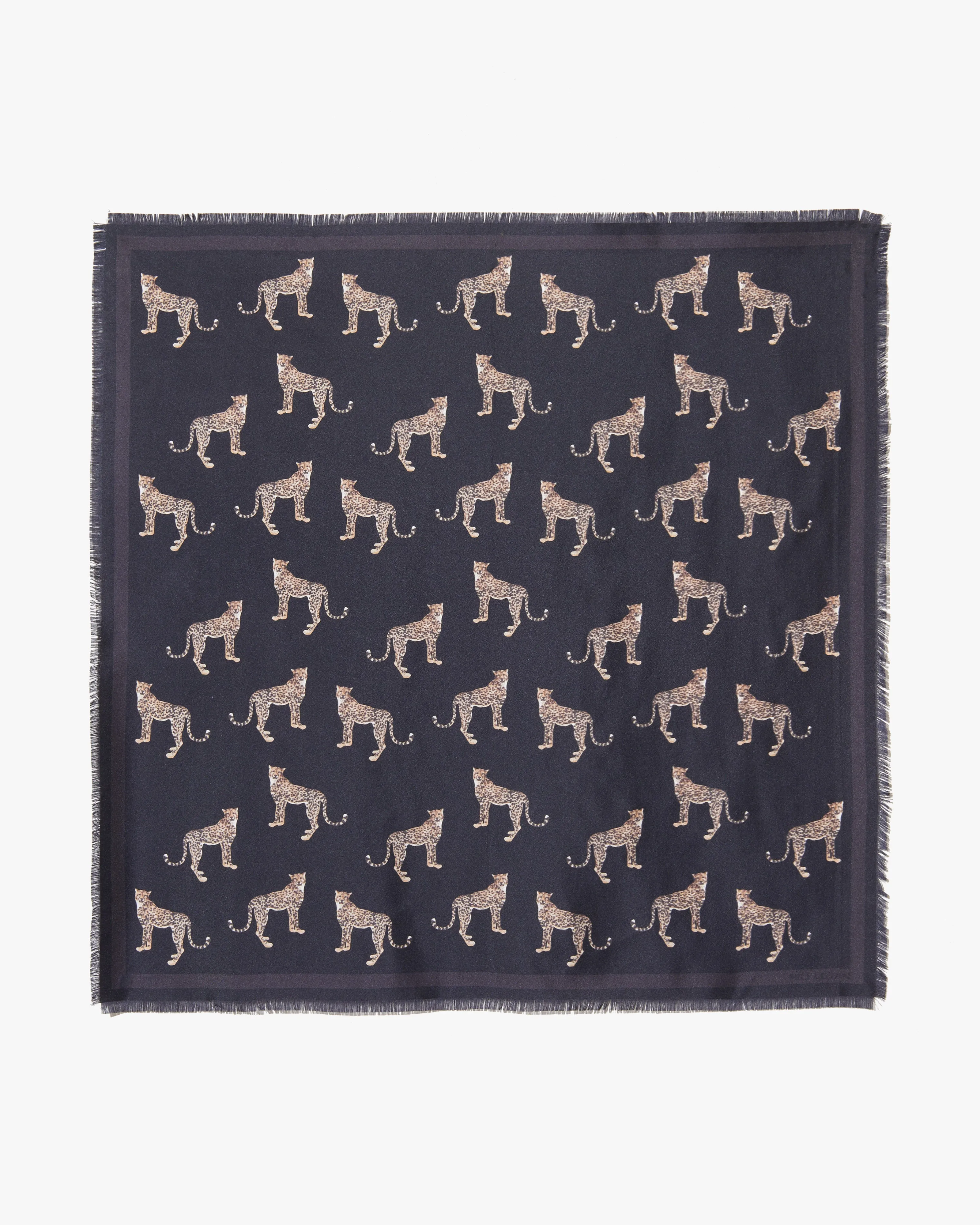 CHEETAH SILK SCARF sold by Nili Lotan product image thumbnail 2