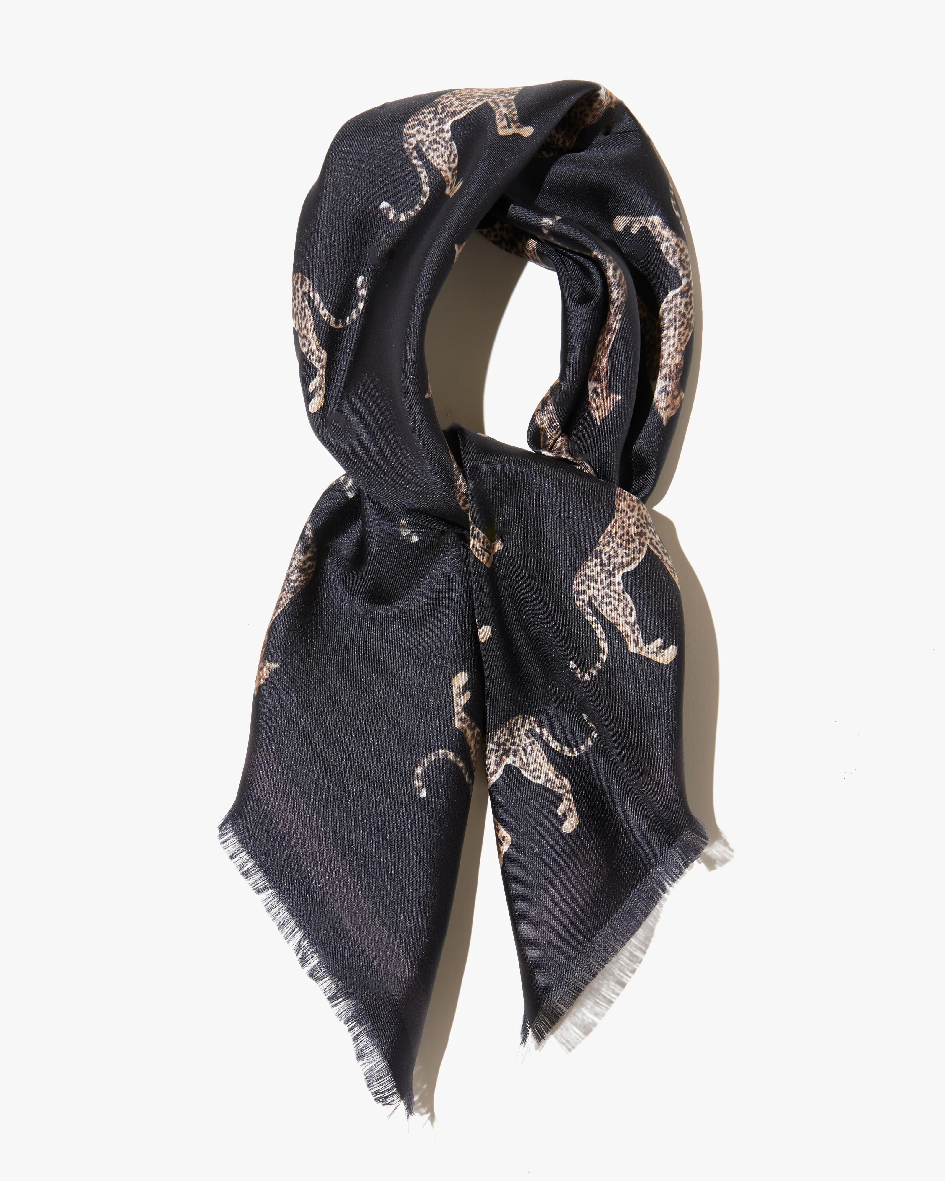 CHEETAH SILK SCARF sold by Nili Lotan