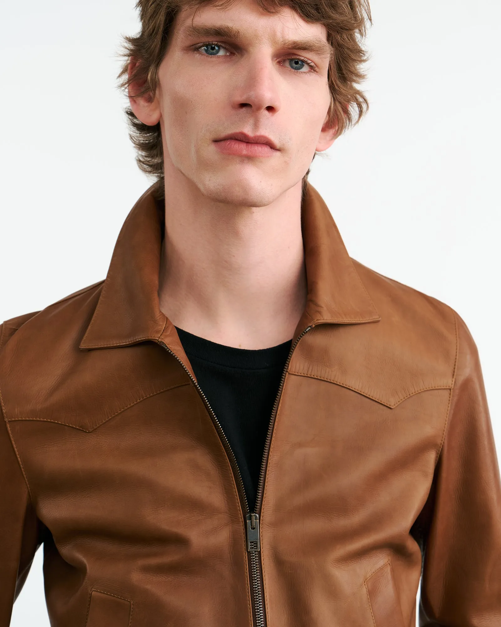 HAMMOND LEATHER JACKET sold by Nili Lotan product image thumbnail 2