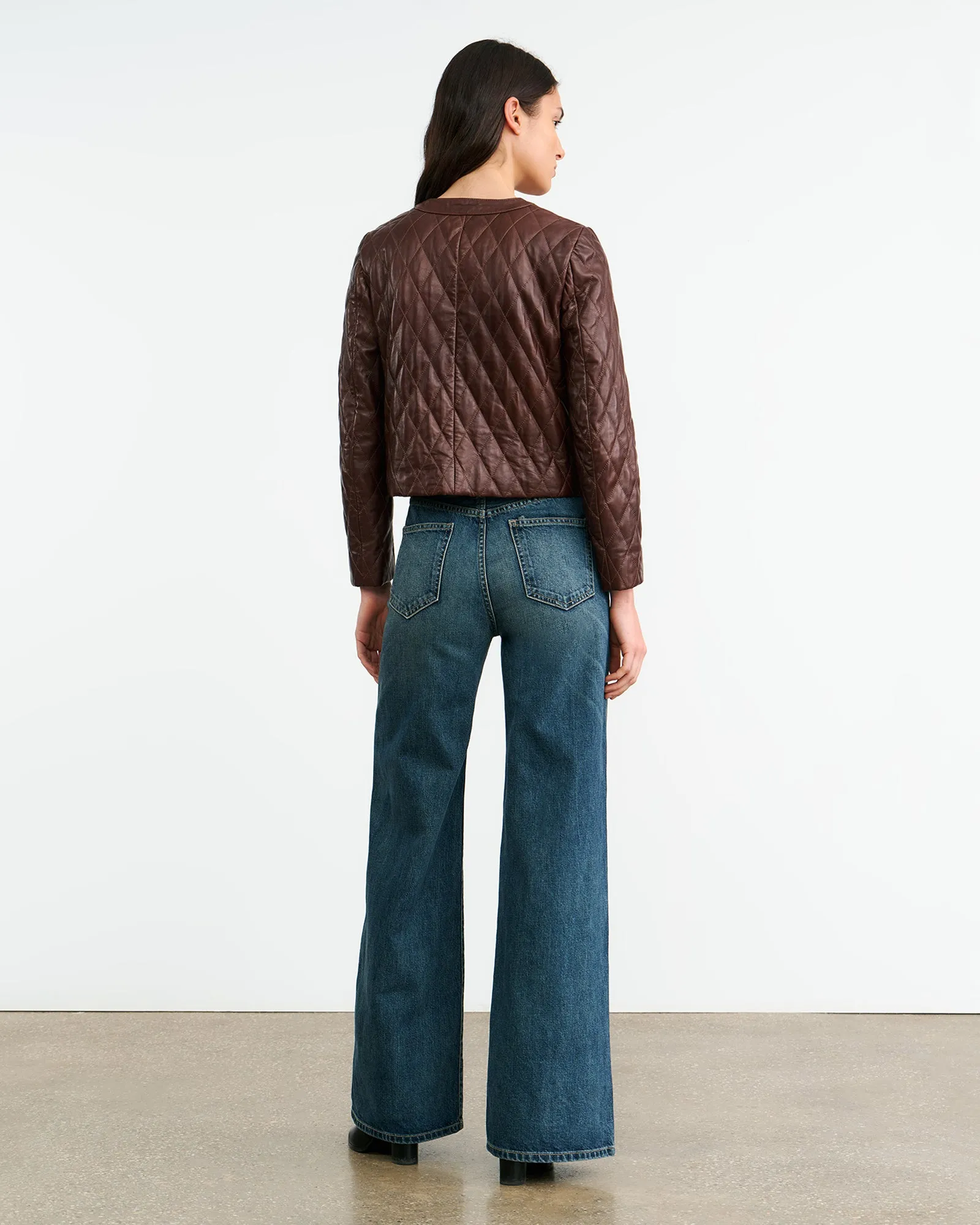 AMY LEATHER JACKET sold by Nili Lotan product image thumbnail 5