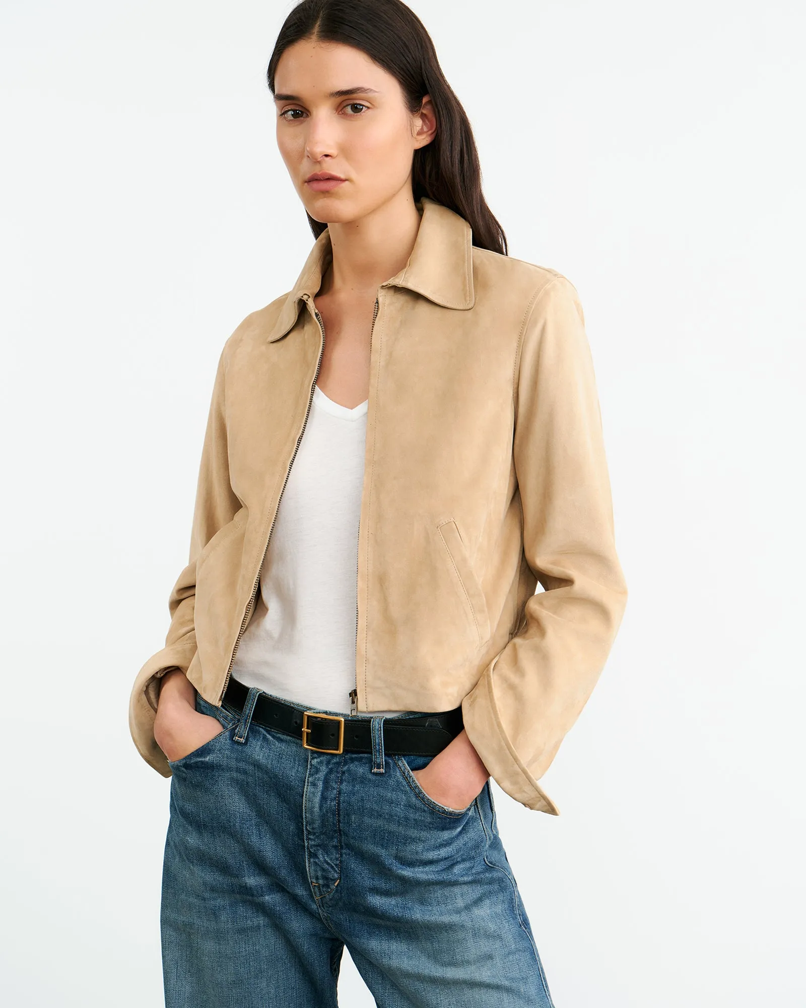 BEAUVAIS SUEDE JACKET sold by Nili Lotan product image thumbnail 2