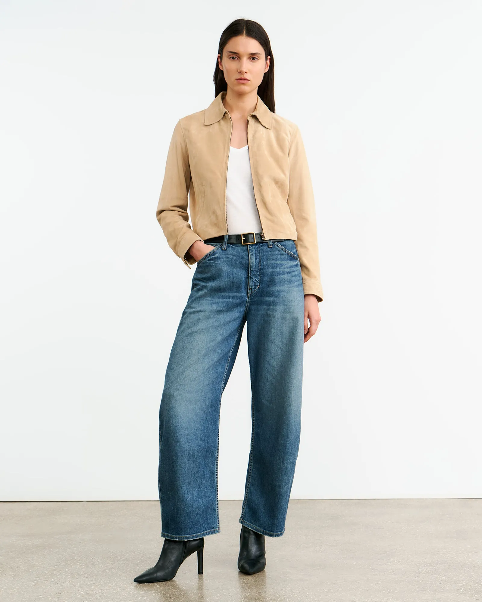 BEAUVAIS SUEDE JACKET sold by Nili Lotan product image thumbnail 4