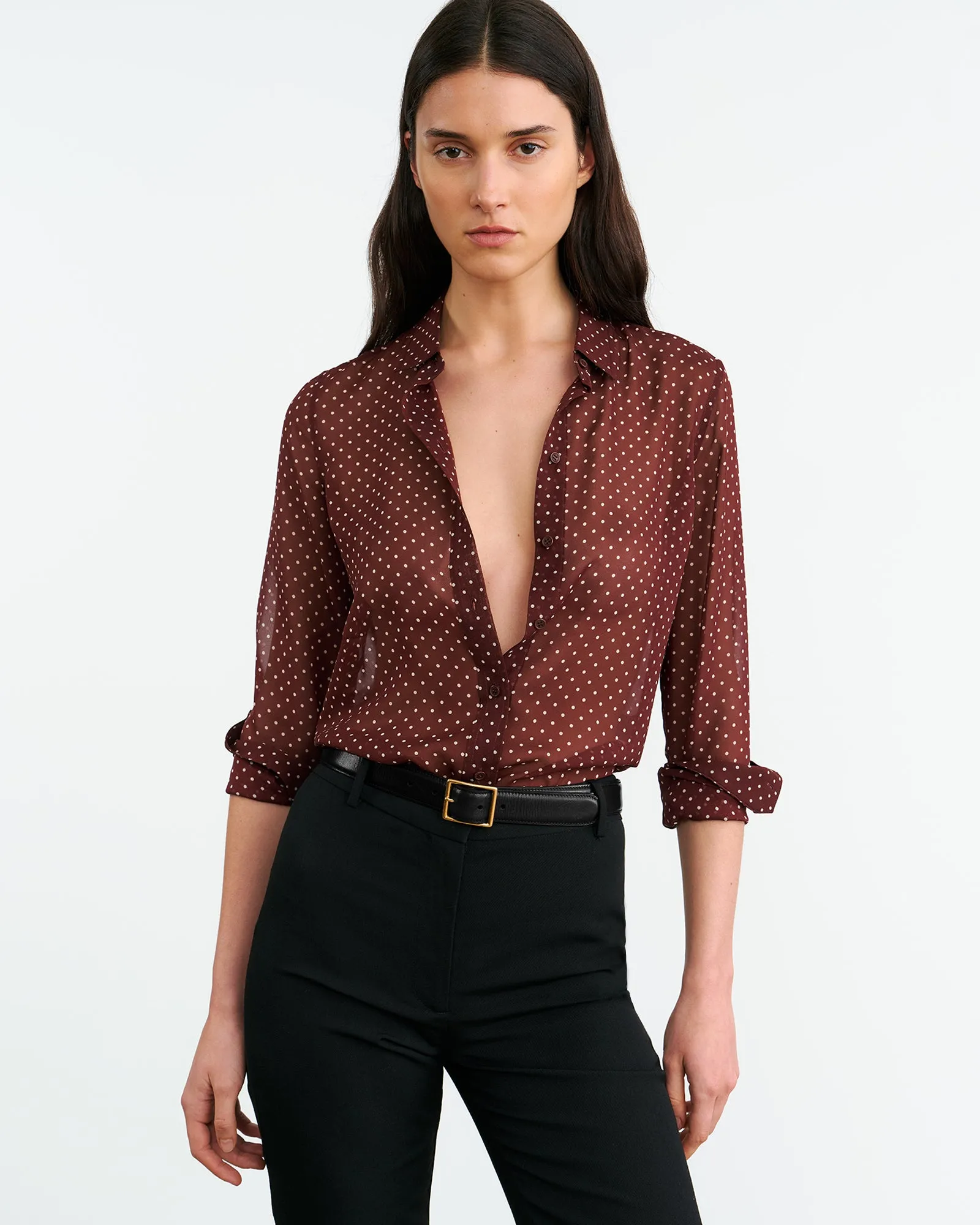 GAIA SILK SHIRT sold by Nili Lotan product image thumbnail 2