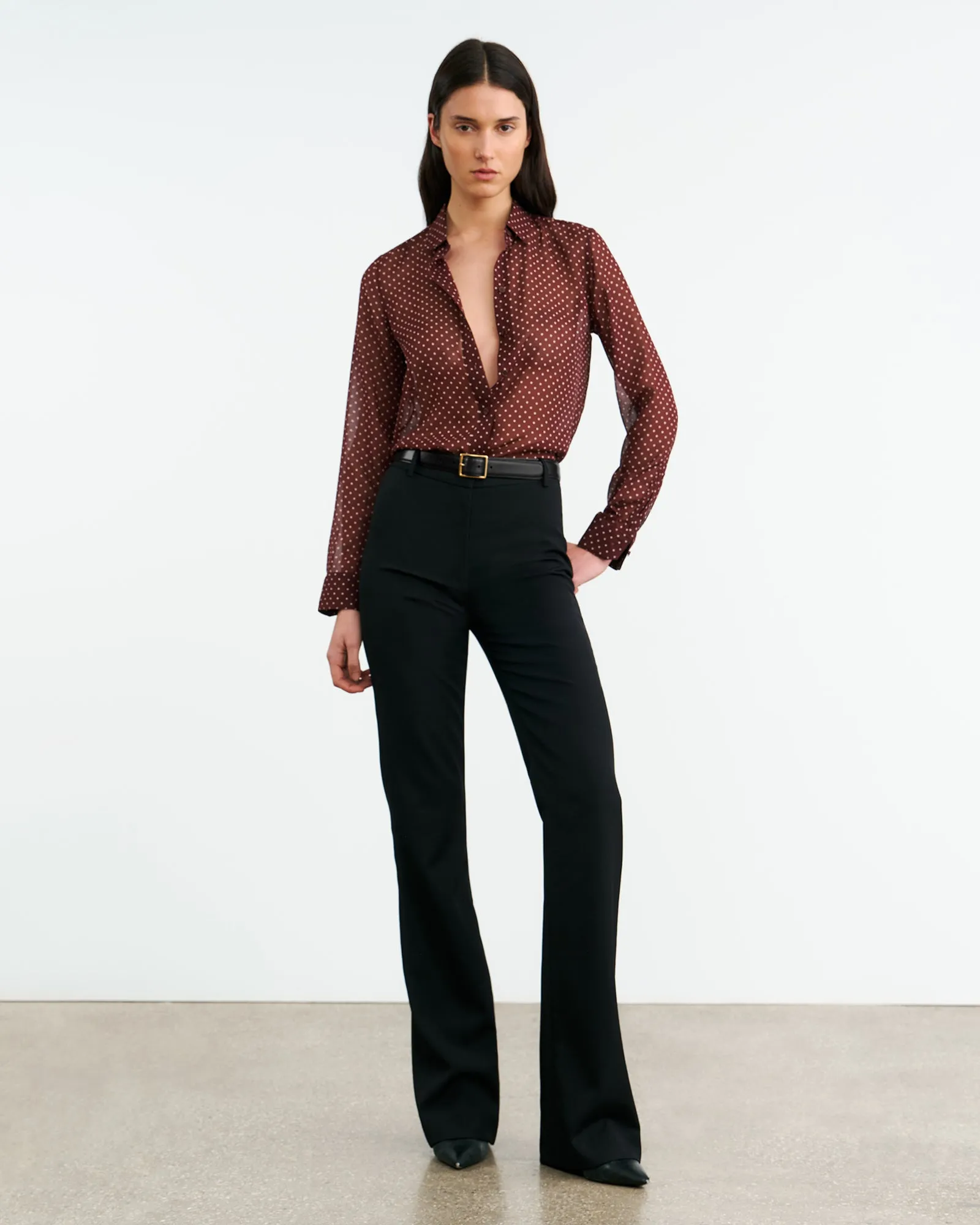 GAIA SILK SHIRT sold by Nili Lotan product image thumbnail 4