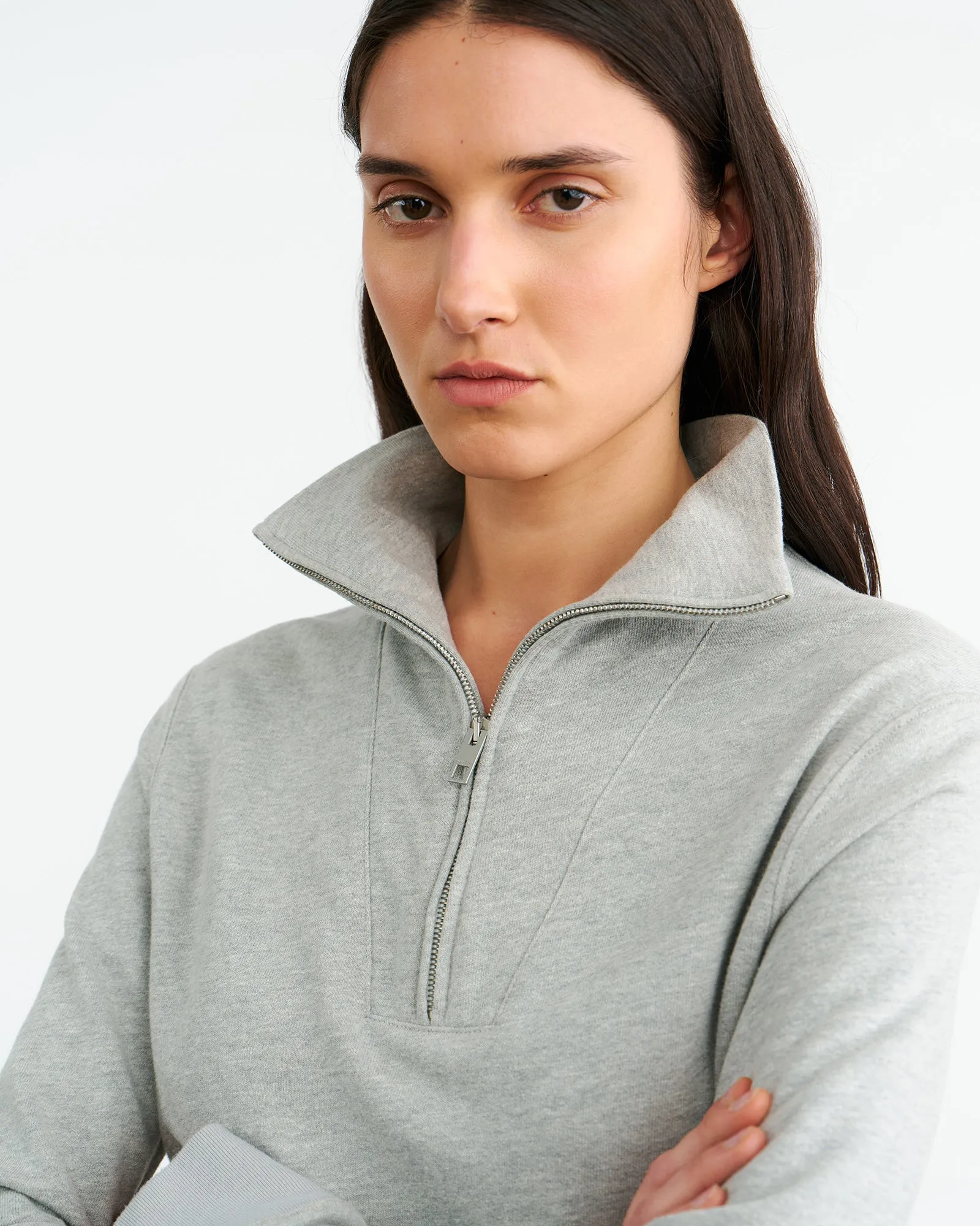 DIYA QUARTER ZIP SWEATSHIRT sold by Nili Lotan product image thumbnail 3