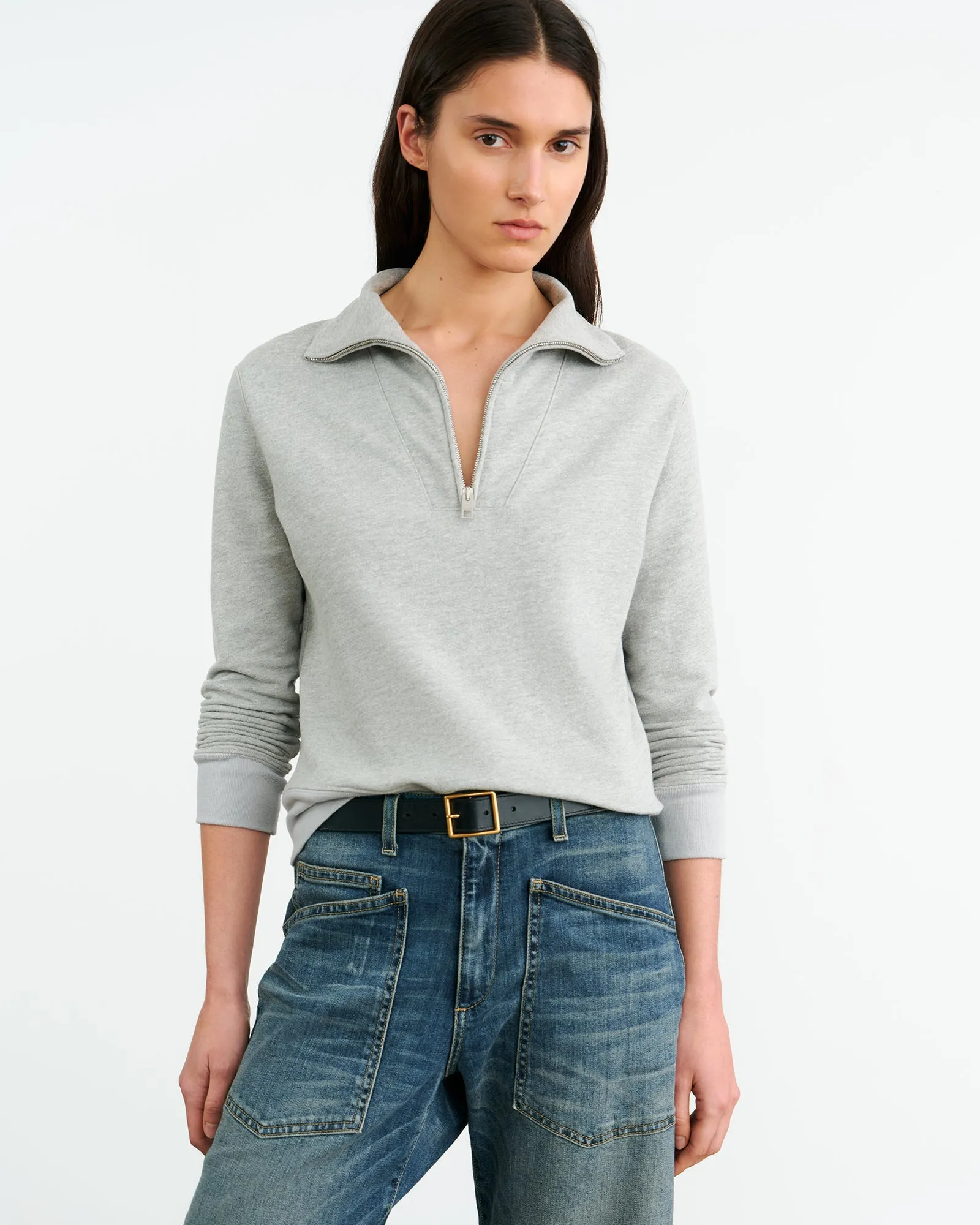 DIYA QUARTER ZIP SWEATSHIRT sold by Nili Lotan product image thumbnail 2