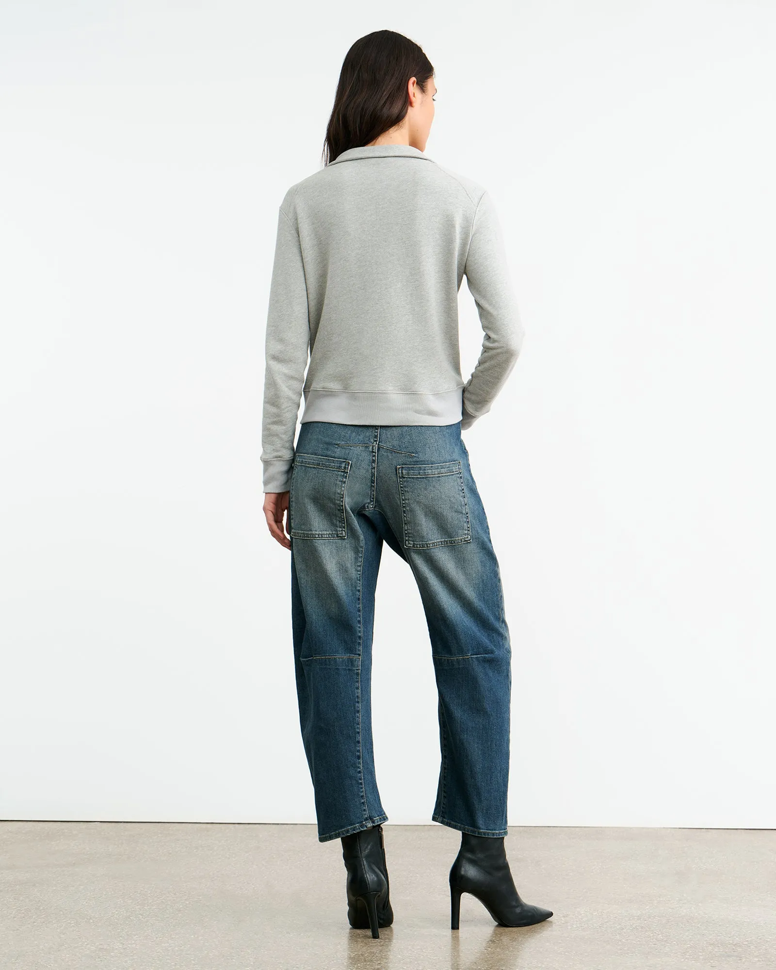 DIYA QUARTER ZIP SWEATSHIRT sold by Nili Lotan product image thumbnail 5