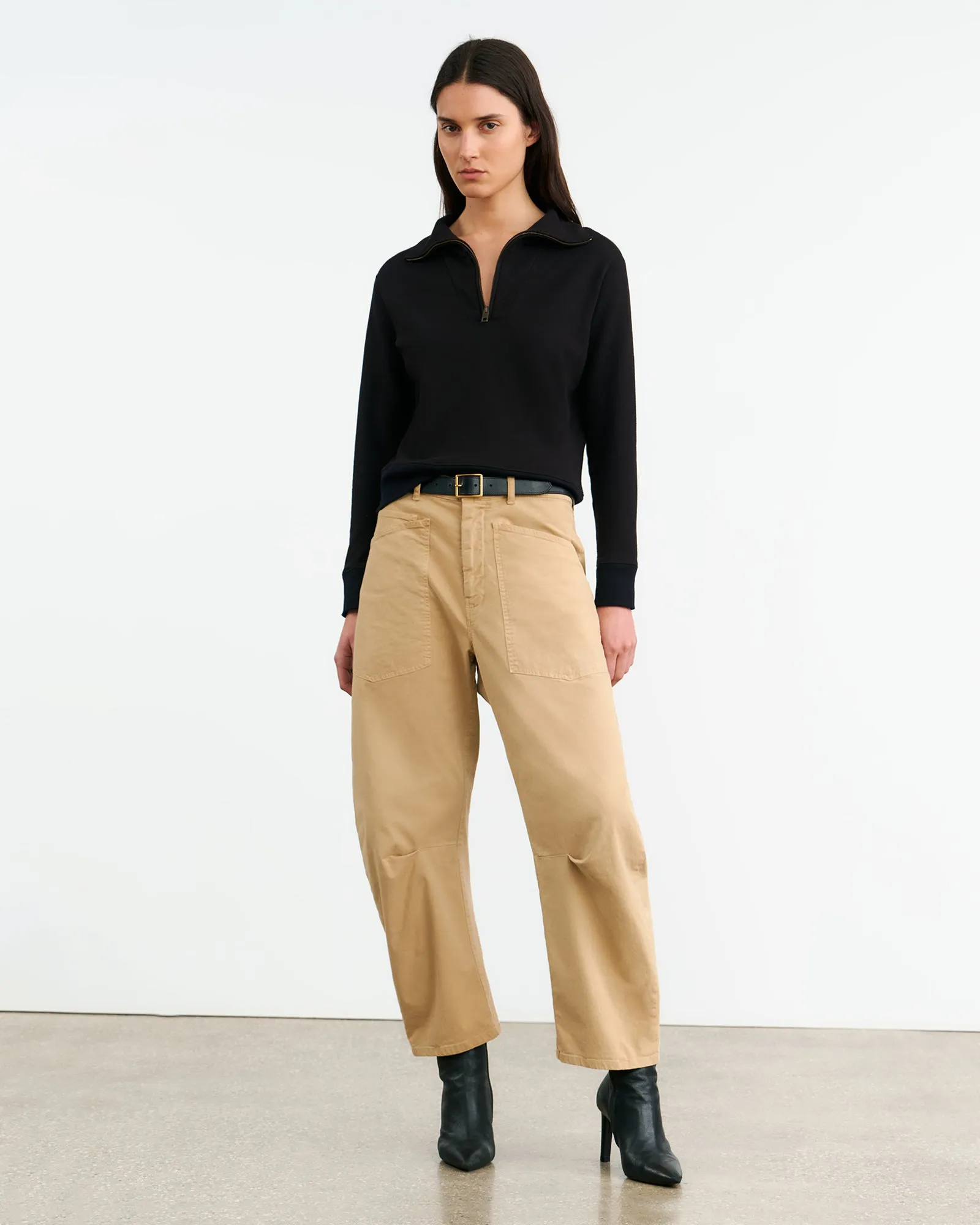 DIYA QUARTER ZIP SWEATSHIRT sold by Nili Lotan product image thumbnail 4