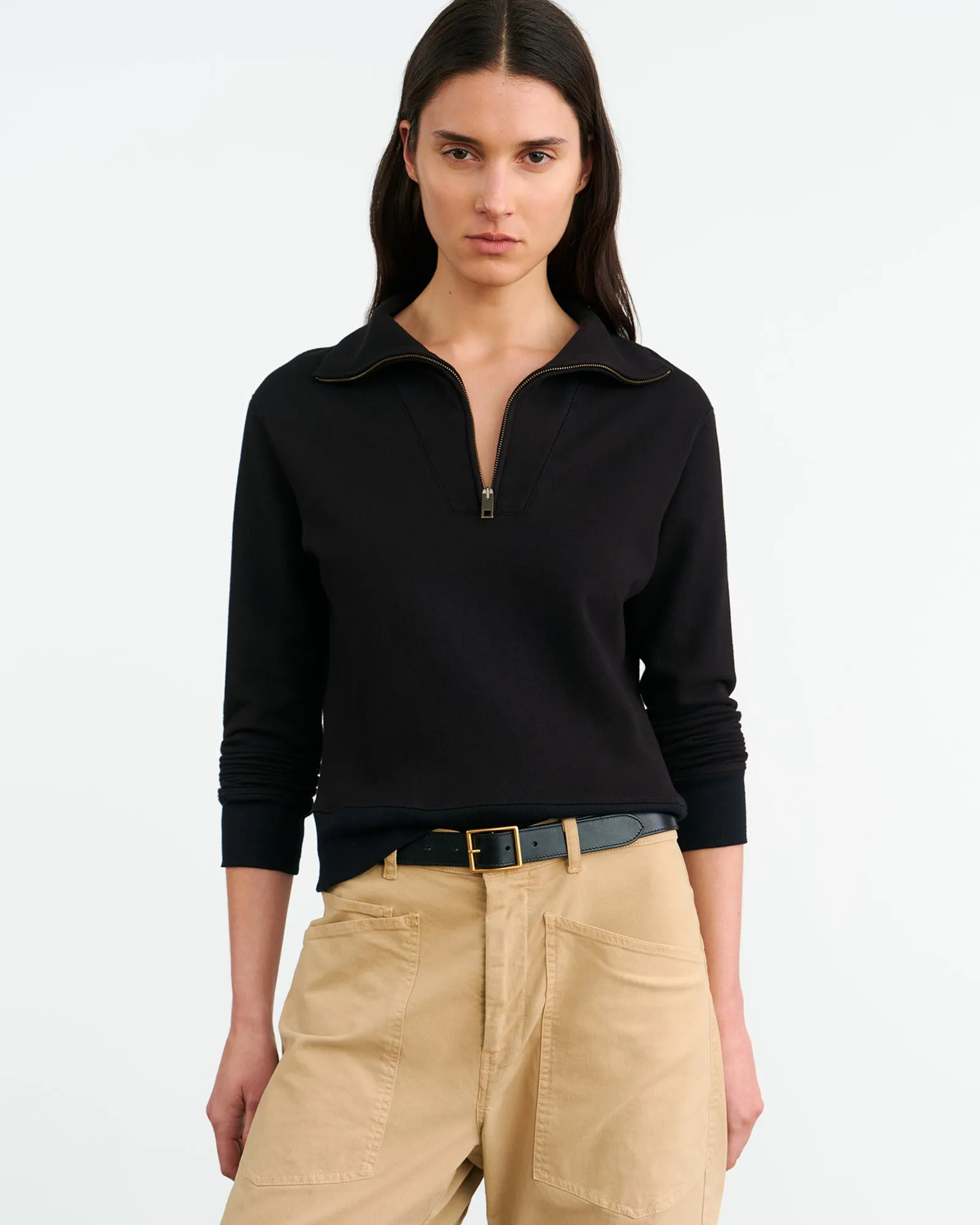 DIYA QUARTER ZIP SWEATSHIRT sold by Nili Lotan product image thumbnail 2