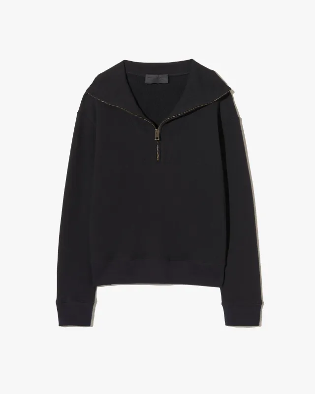 DIYA QUARTER ZIP SWEATSHIRT sold by Nili Lotan