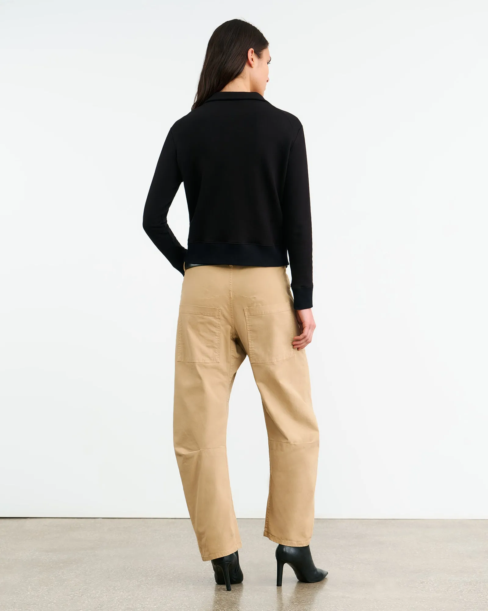 DIYA QUARTER ZIP SWEATSHIRT sold by Nili Lotan product image thumbnail 5