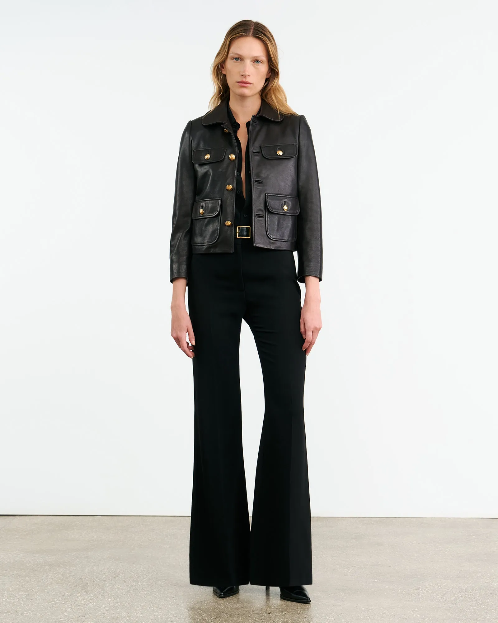 CHAMONIX LEATHER JACKET sold by Nili Lotan product image thumbnail 4