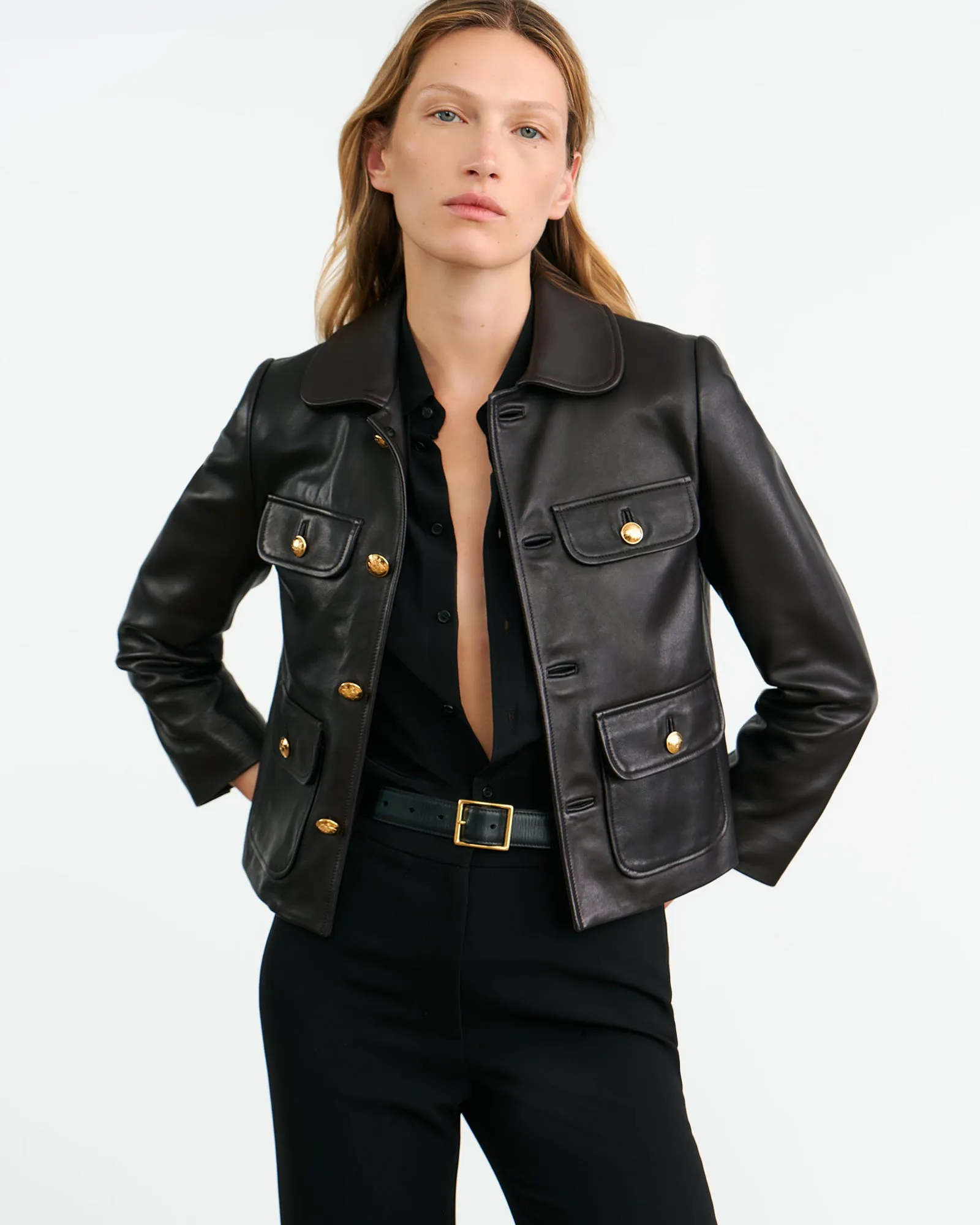 CHAMONIX LEATHER JACKET sold by Nili Lotan product image thumbnail 2