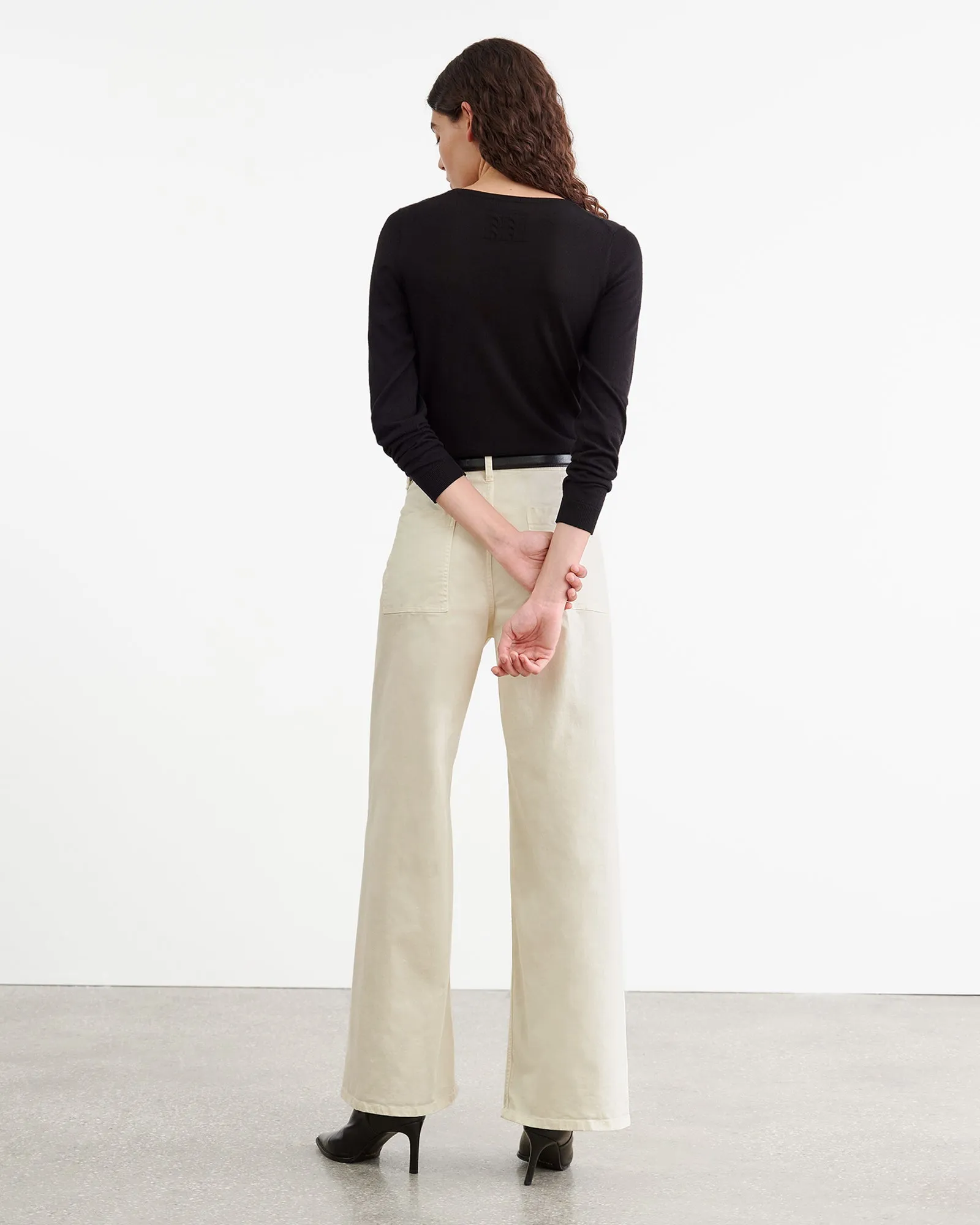 MEGAN COTTON PANT sold by Nili Lotan product image thumbnail 4