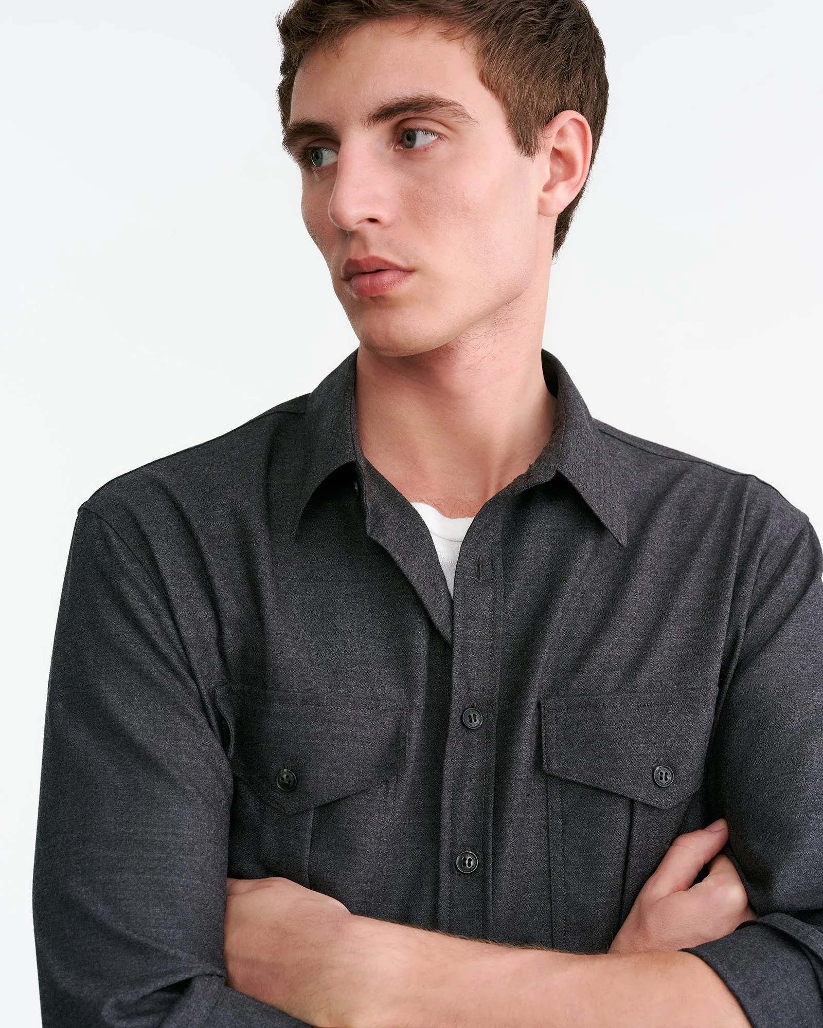 CHRISTOPHE SHIRT sold by Nili Lotan product image thumbnail 3