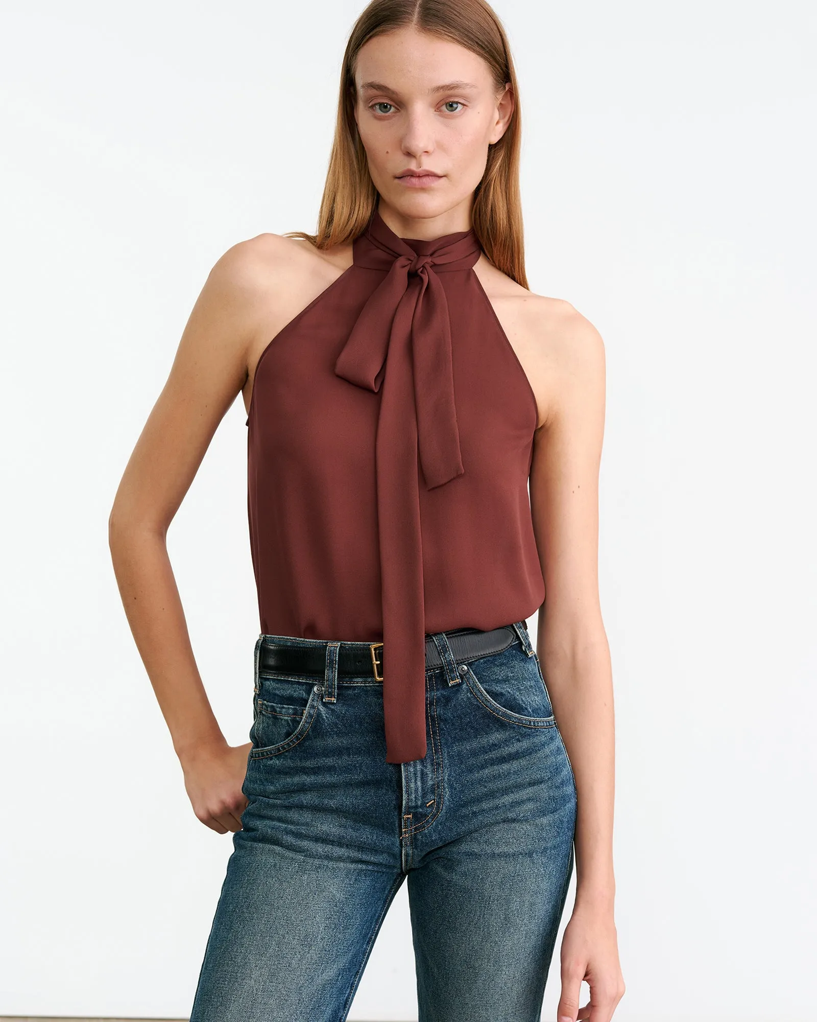 ALLA HALTERNECK TOP sold by Nili Lotan product image thumbnail 2
