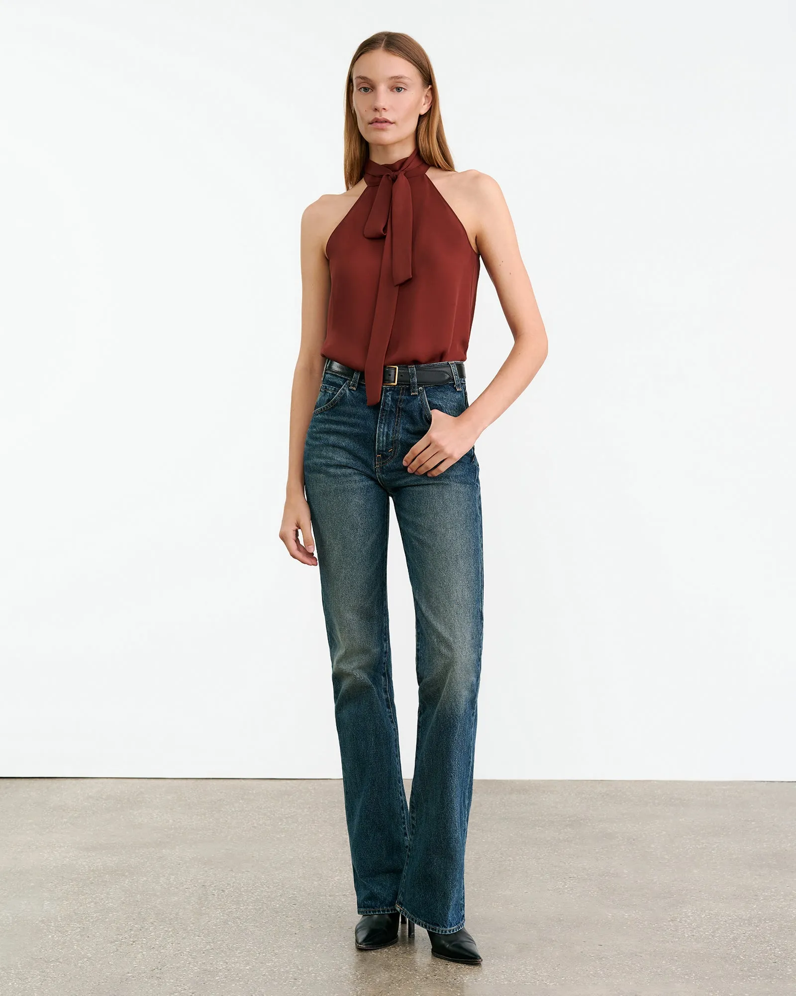 ALLA HALTERNECK TOP sold by Nili Lotan product image thumbnail 4