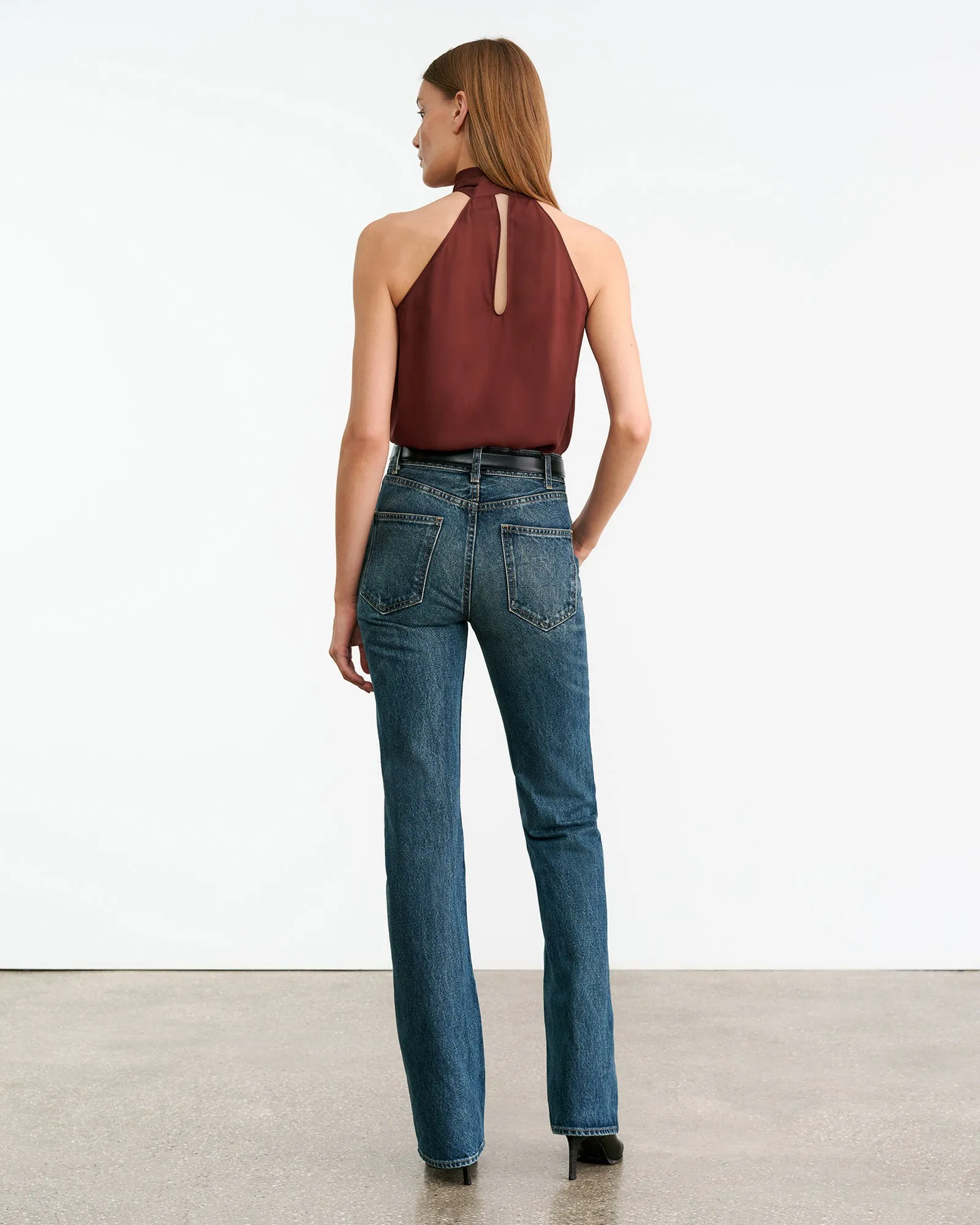 ALLA HALTERNECK TOP sold by Nili Lotan product image thumbnail 5