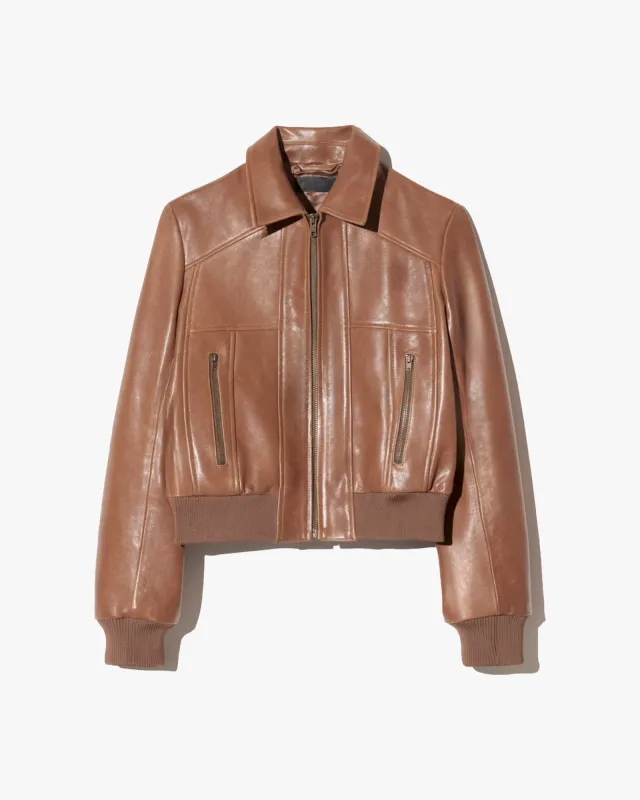 SUE LEATHER JACKET sold by Nili Lotan