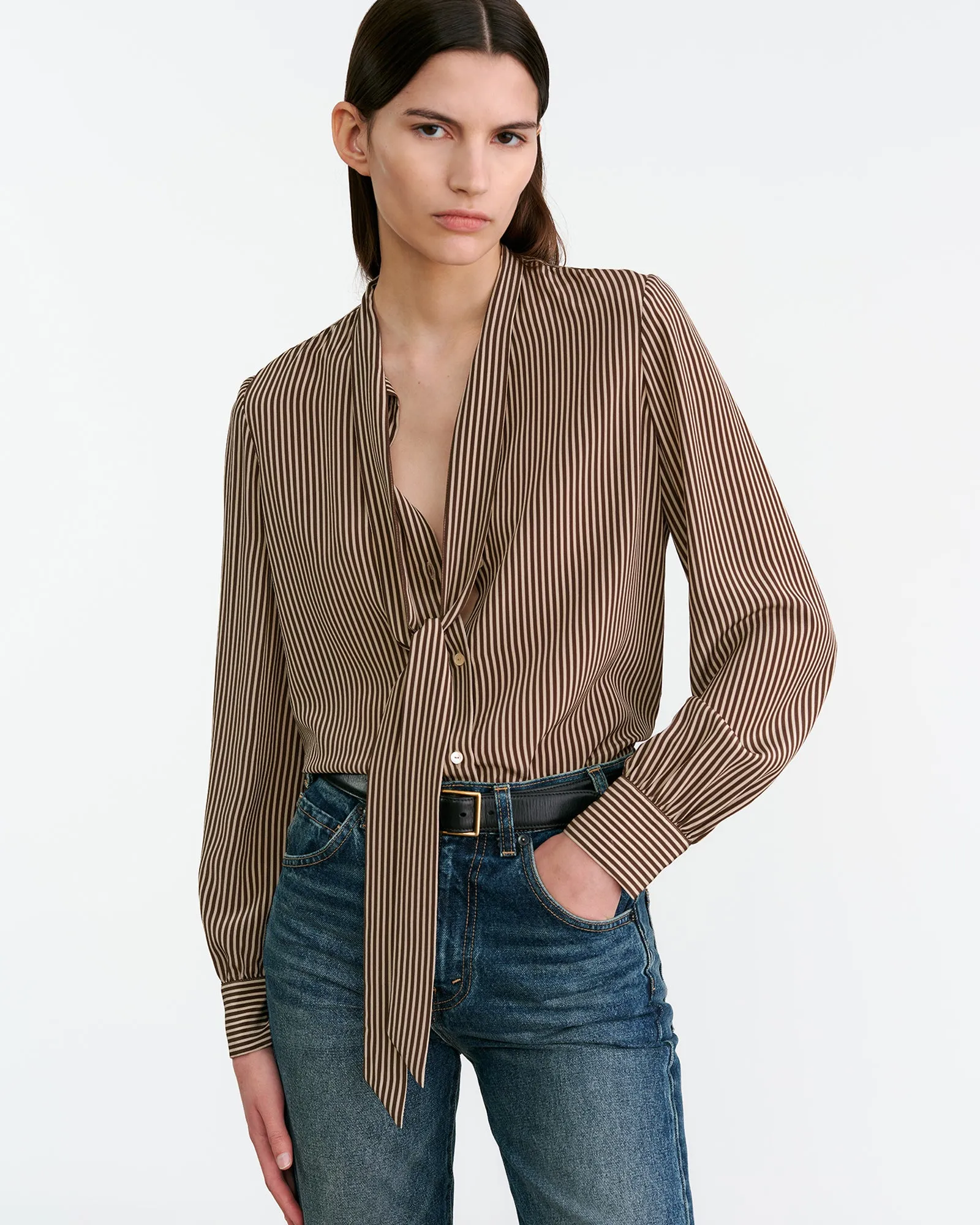 IRINA SILK BLOUSE sold by Nili Lotan product image thumbnail 2