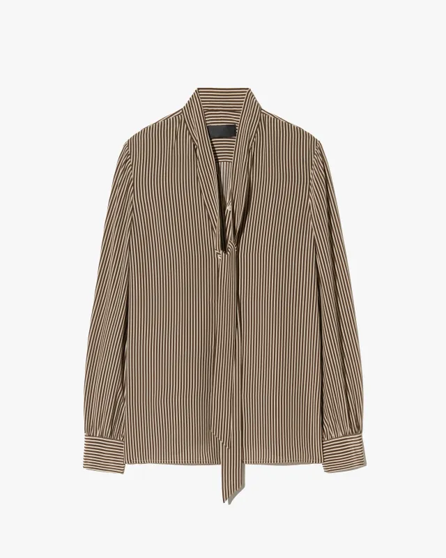 IRINA SILK BLOUSE sold by Nili Lotan