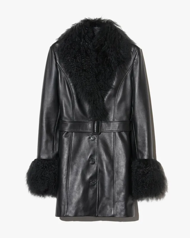 SEFA LEATHER JACKET sold by Nili Lotan