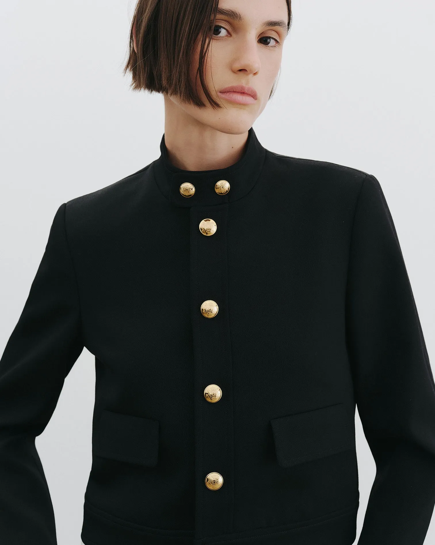 HADLEY CROPPED WOOL JACKET sold by Nili Lotan product image thumbnail 4