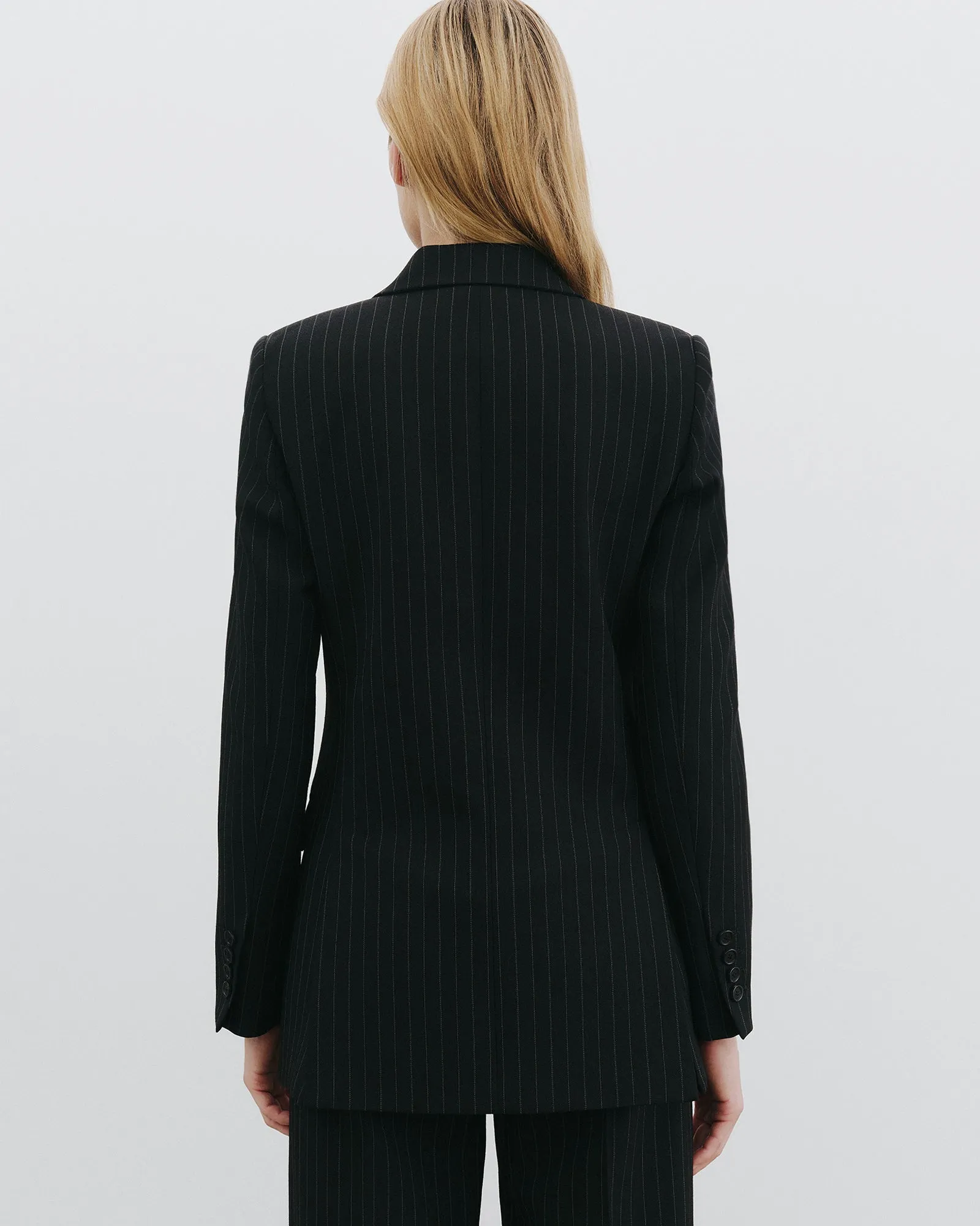 WESTON DOUBLE BREASTED WOOL BLAZER sold by Nili Lotan product image thumbnail 5