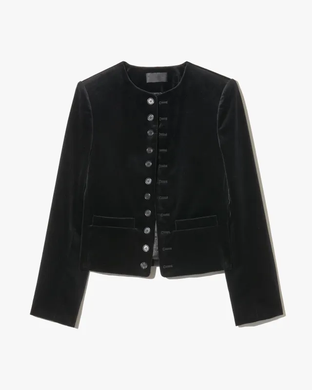 PATTI VELVET SHORT JACKET sold by Nili Lotan