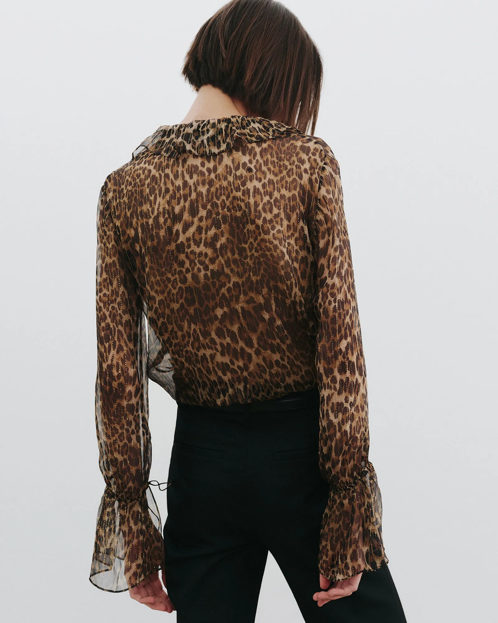 CECILY SILK SHIRT sold by Nili Lotan product image thumbnail 4