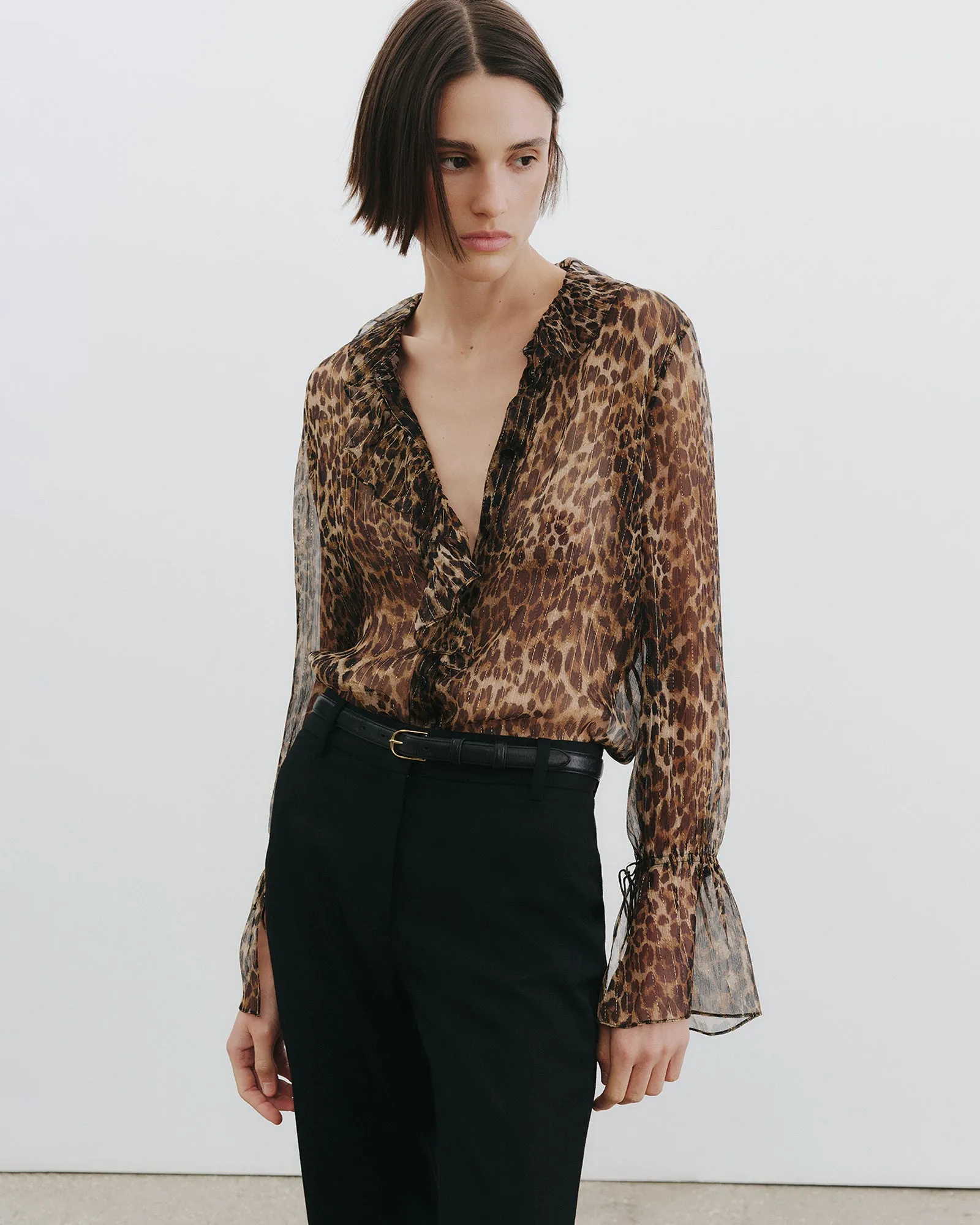CECILY SILK SHIRT sold by Nili Lotan product image thumbnail 2