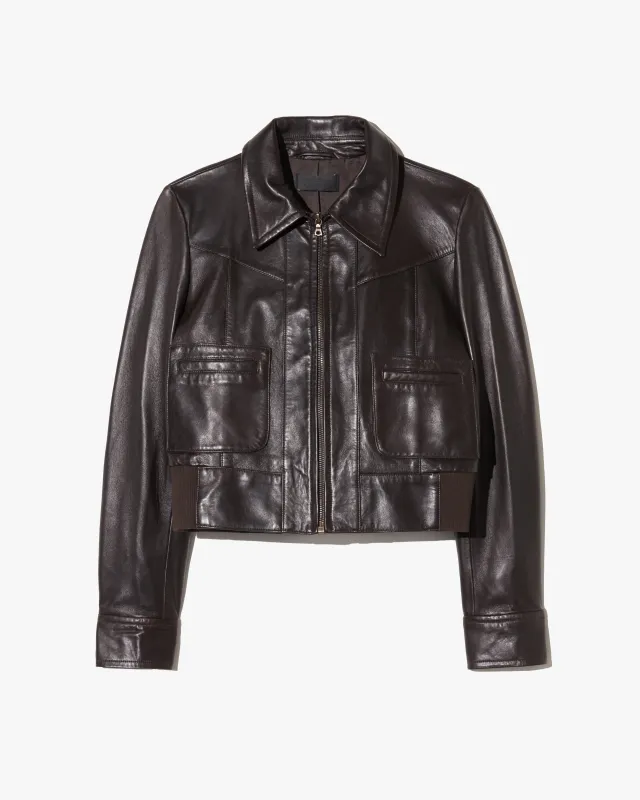 CHARLY LEATHER JACKET sold by Nili Lotan