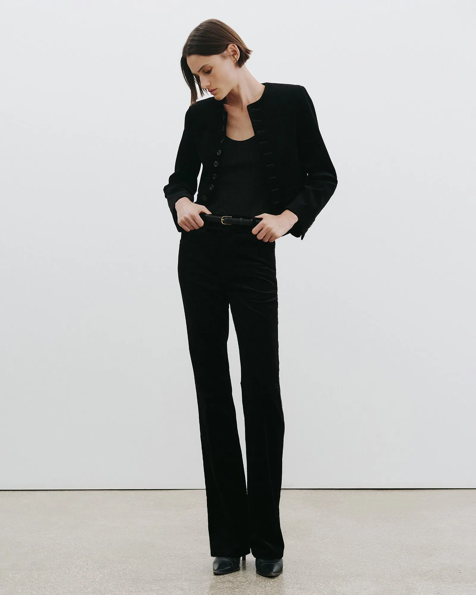 JOAN VELVET PANT sold by Nili Lotan product image thumbnail 2