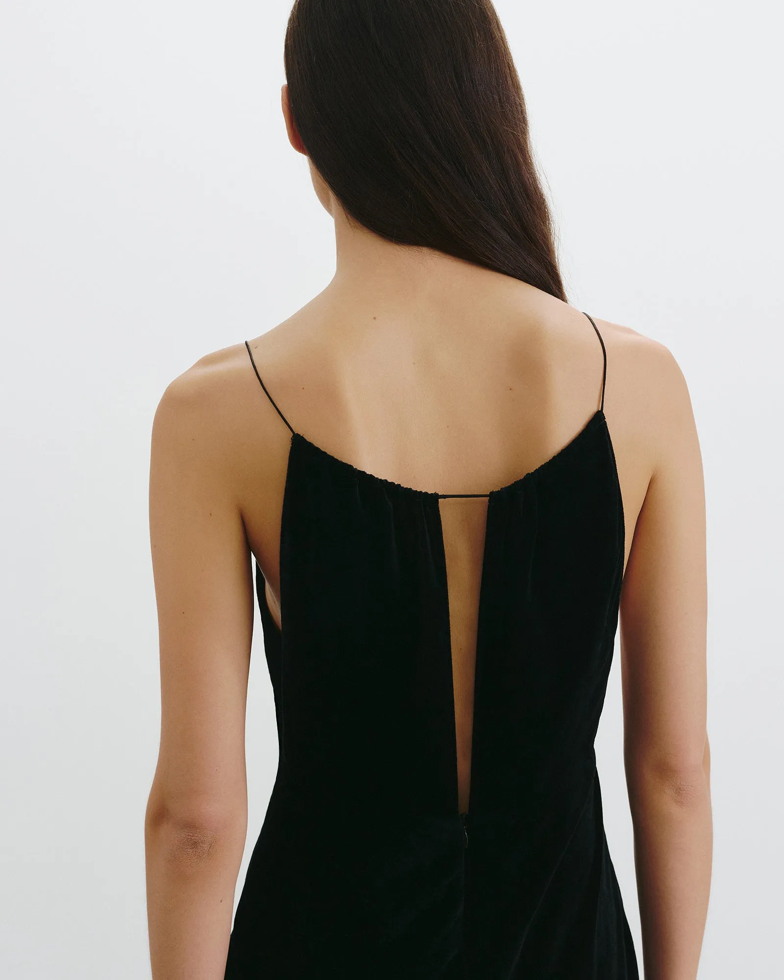 MAXIME VELVET DRESS sold by Nili Lotan product image thumbnail 4