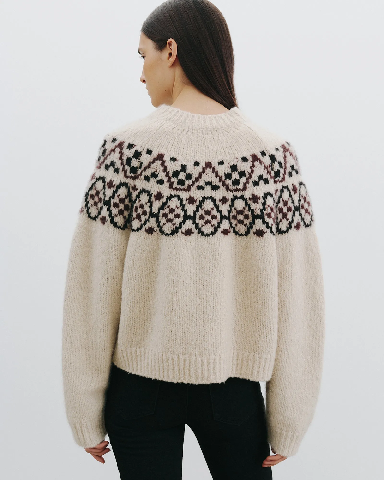 CHRISSY CASHMERE SWEATER sold by Nili Lotan product image thumbnail 4