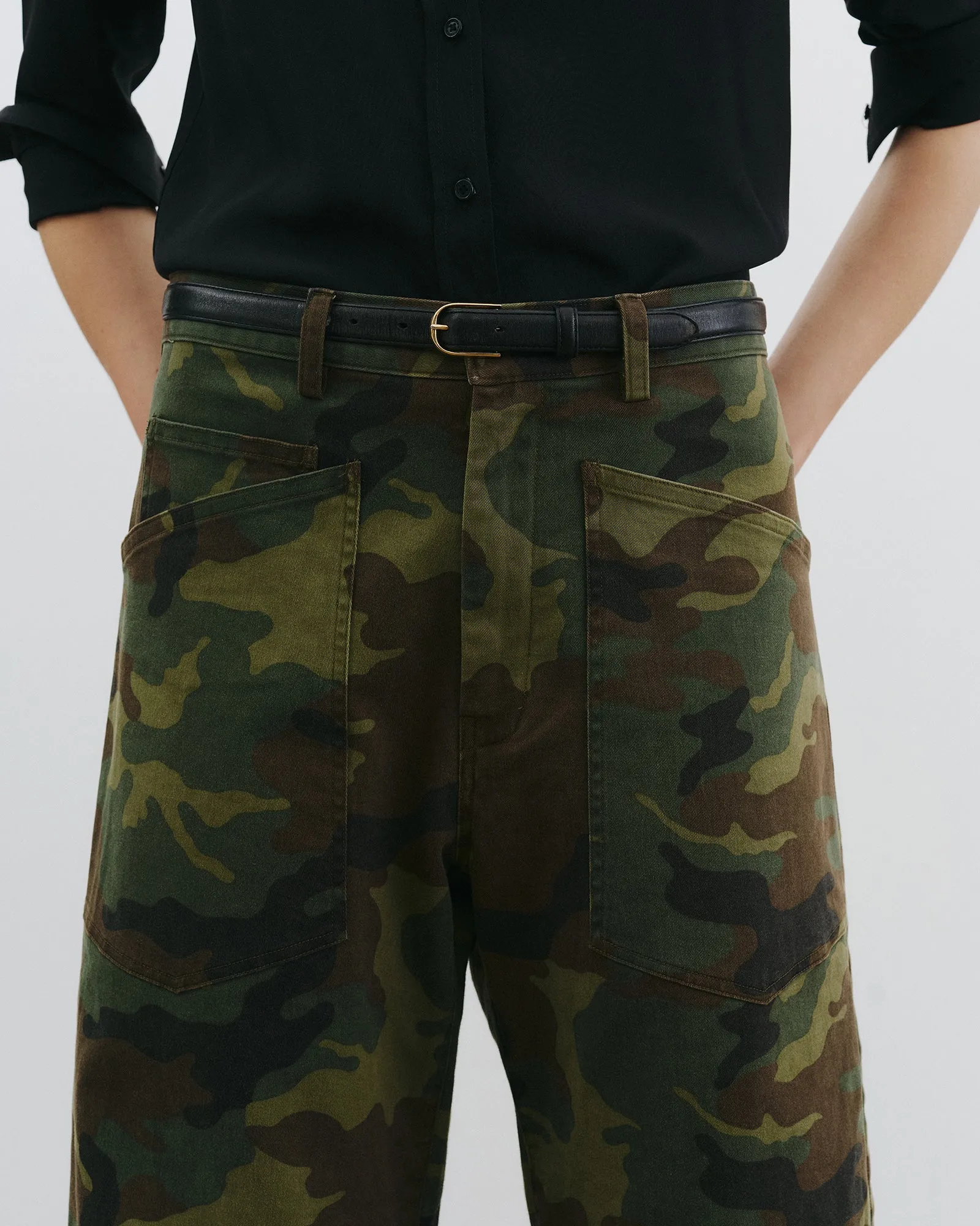 SHON CAMOUFLAGE PANT sold by Nili Lotan product image thumbnail 3