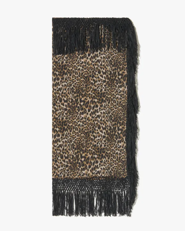 SHAWL SILK FRINGED SCARF made by Nili Lotan