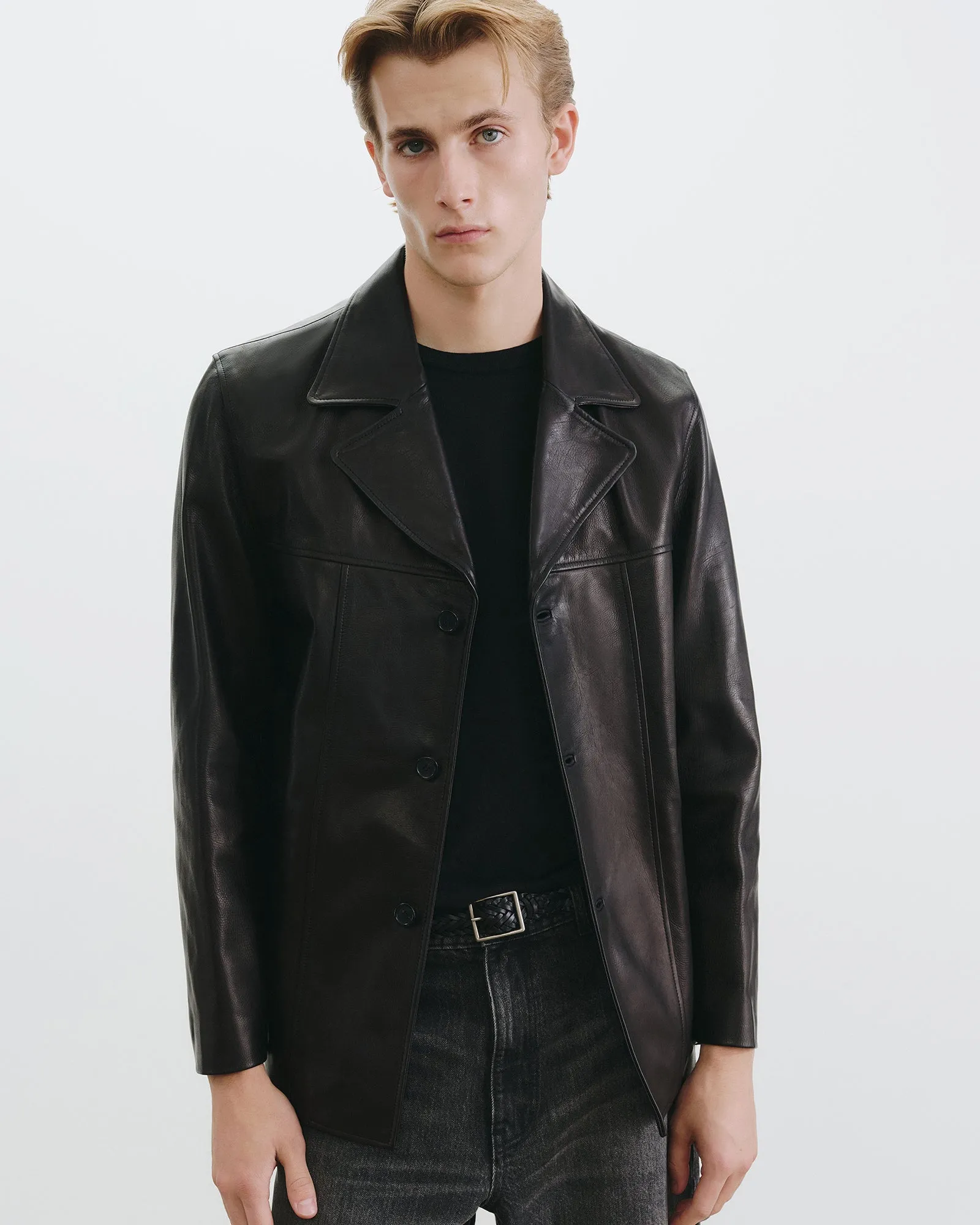 COSIMO LEATHER JACKET sold by Nili Lotan product image thumbnail 2