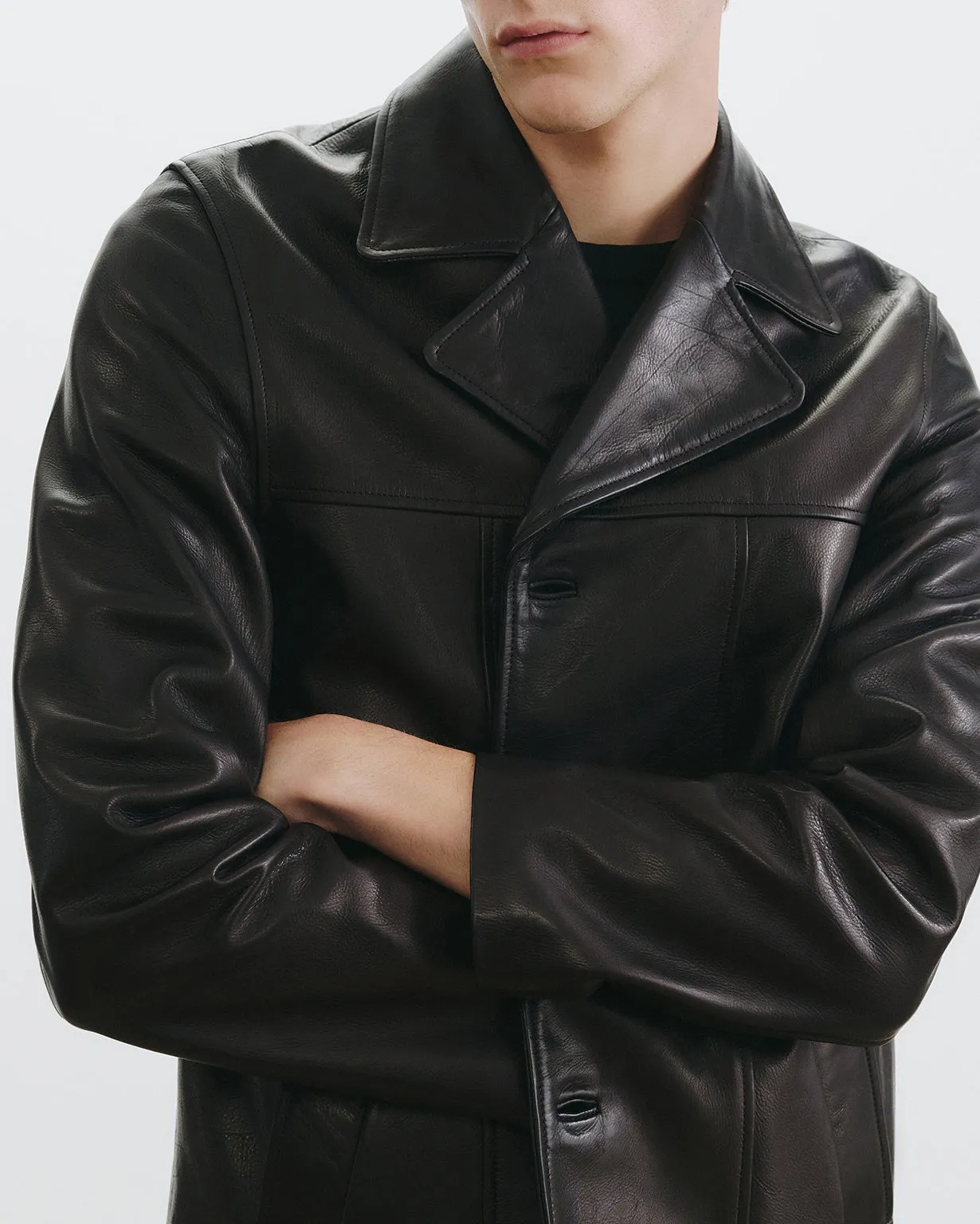 COSIMO LEATHER JACKET sold by Nili Lotan product image thumbnail 3
