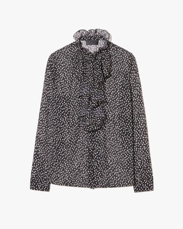 LILY SILK BLOUSE sold by Nili Lotan