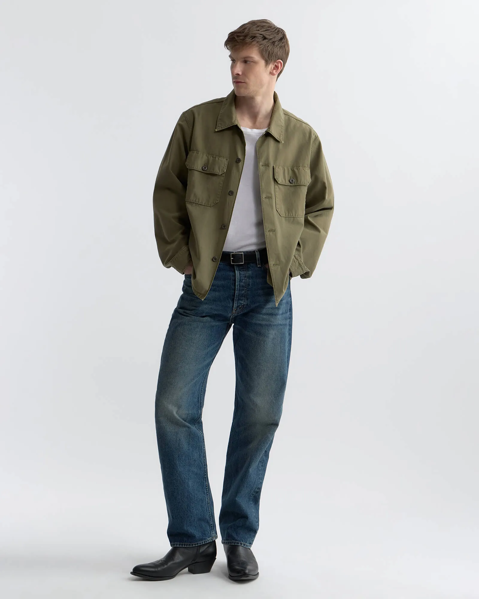 RENARD COTTON OVERSHIRT sold by Nili Lotan product image thumbnail 5