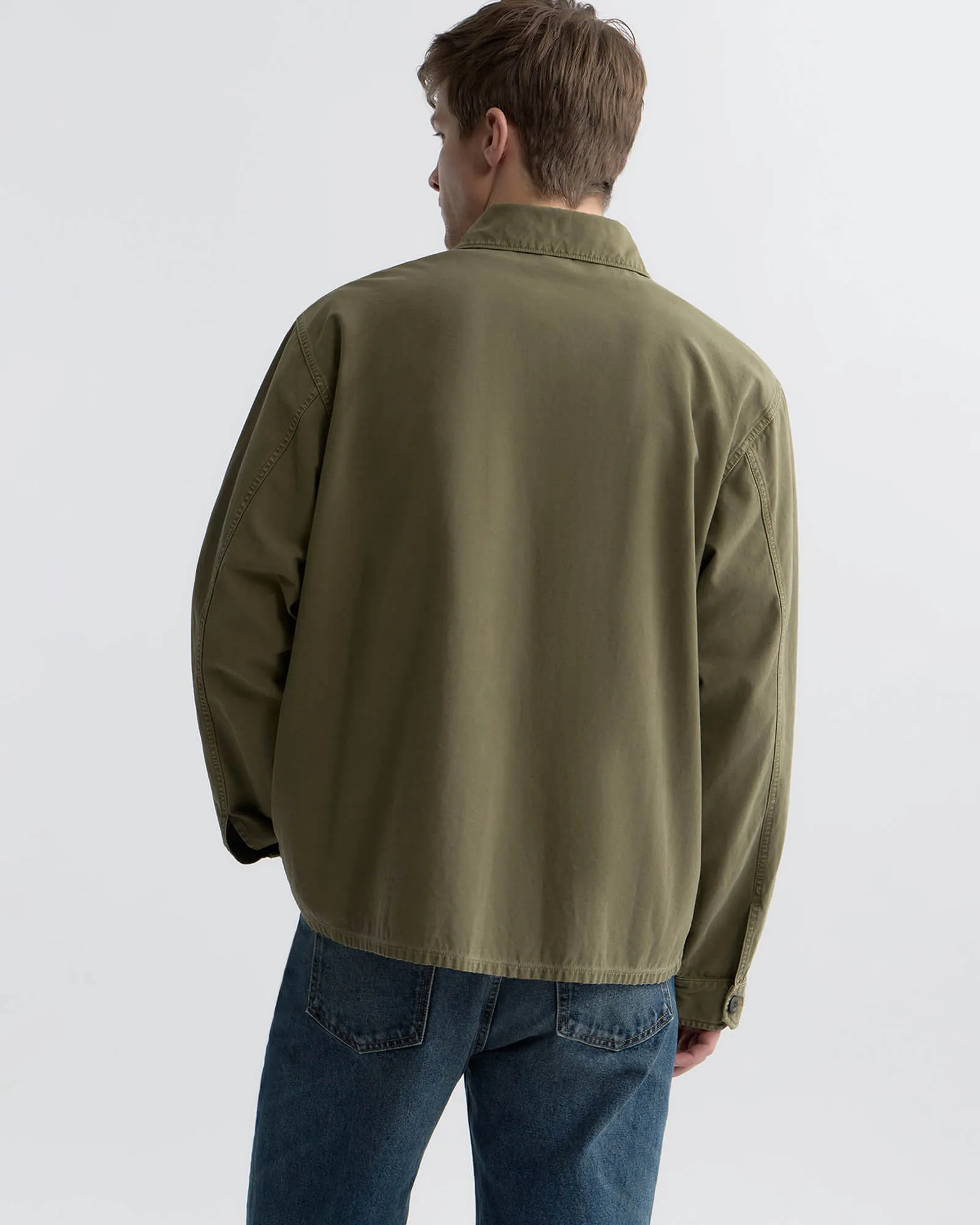 RENARD COTTON OVERSHIRT sold by Nili Lotan product image thumbnail 4