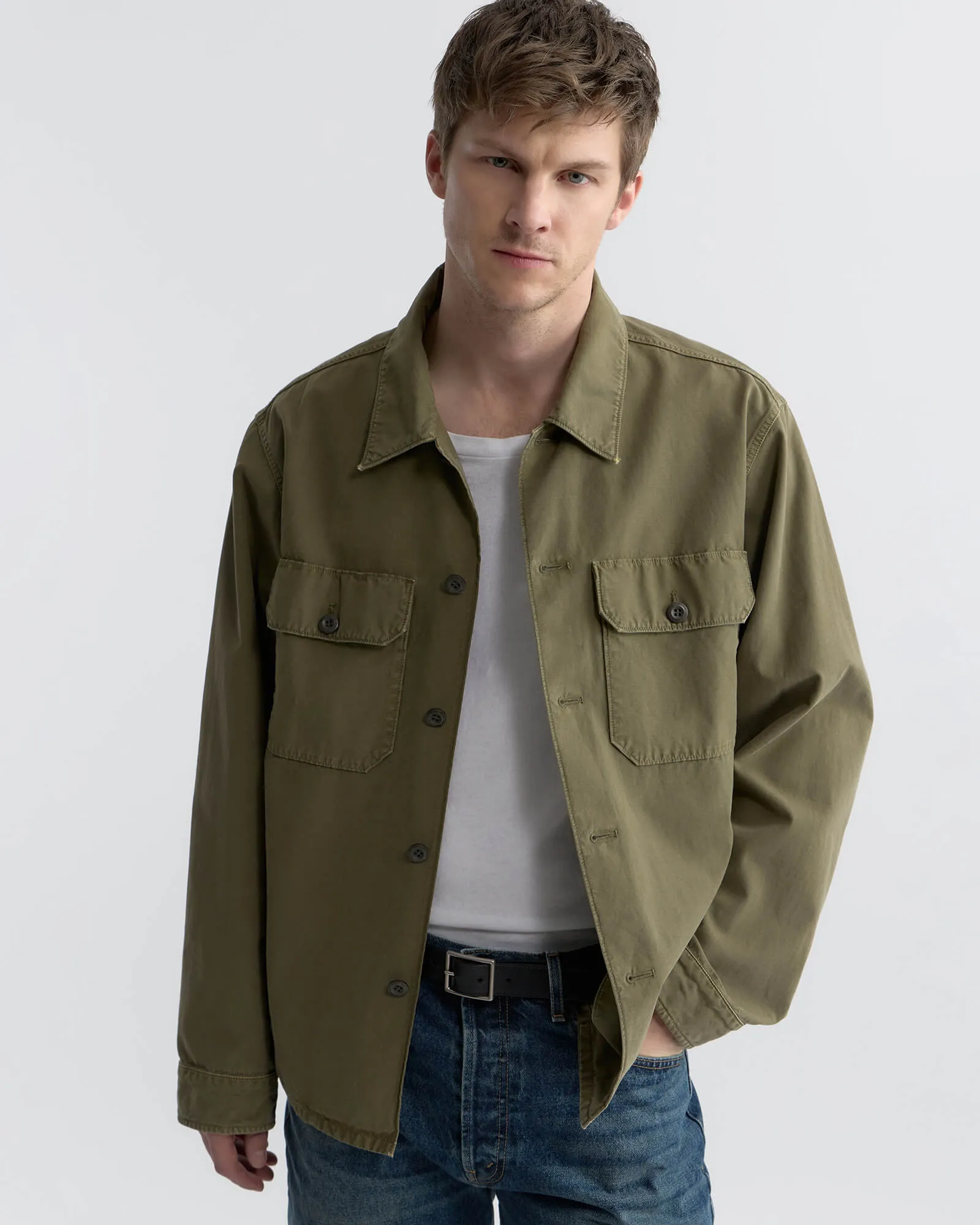 RENARD COTTON OVERSHIRT sold by Nili Lotan product image thumbnail 2
