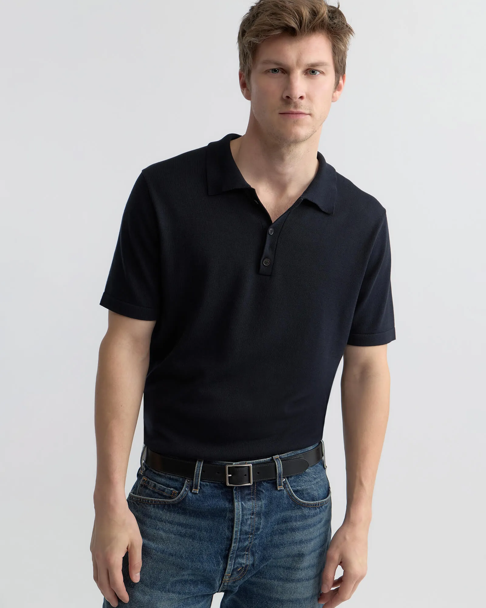 BRYCE POLO SWEATER sold by Nili Lotan product image thumbnail 2