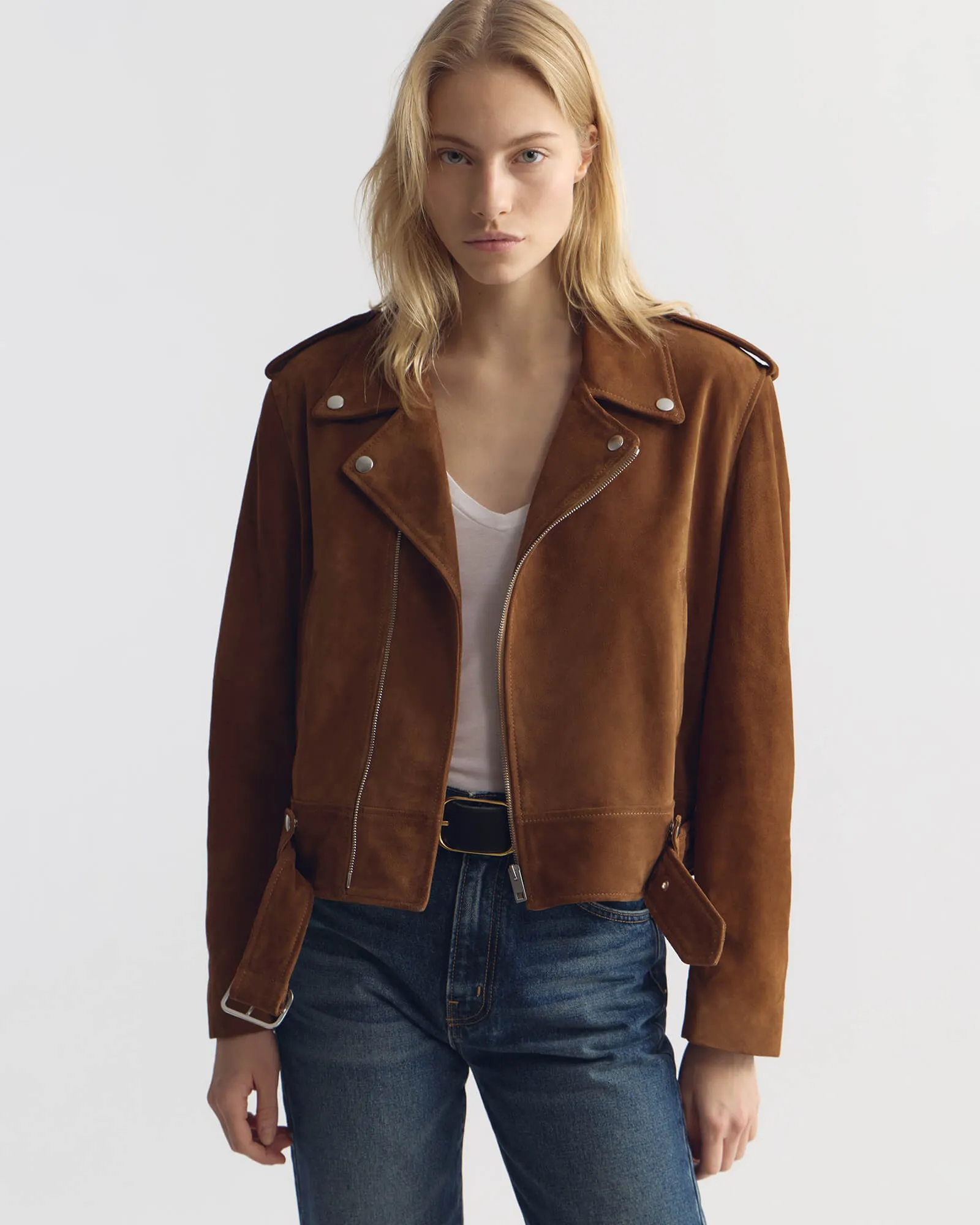 EVEL BIKER SUEDE JACKET sold by Nili Lotan product image thumbnail 2