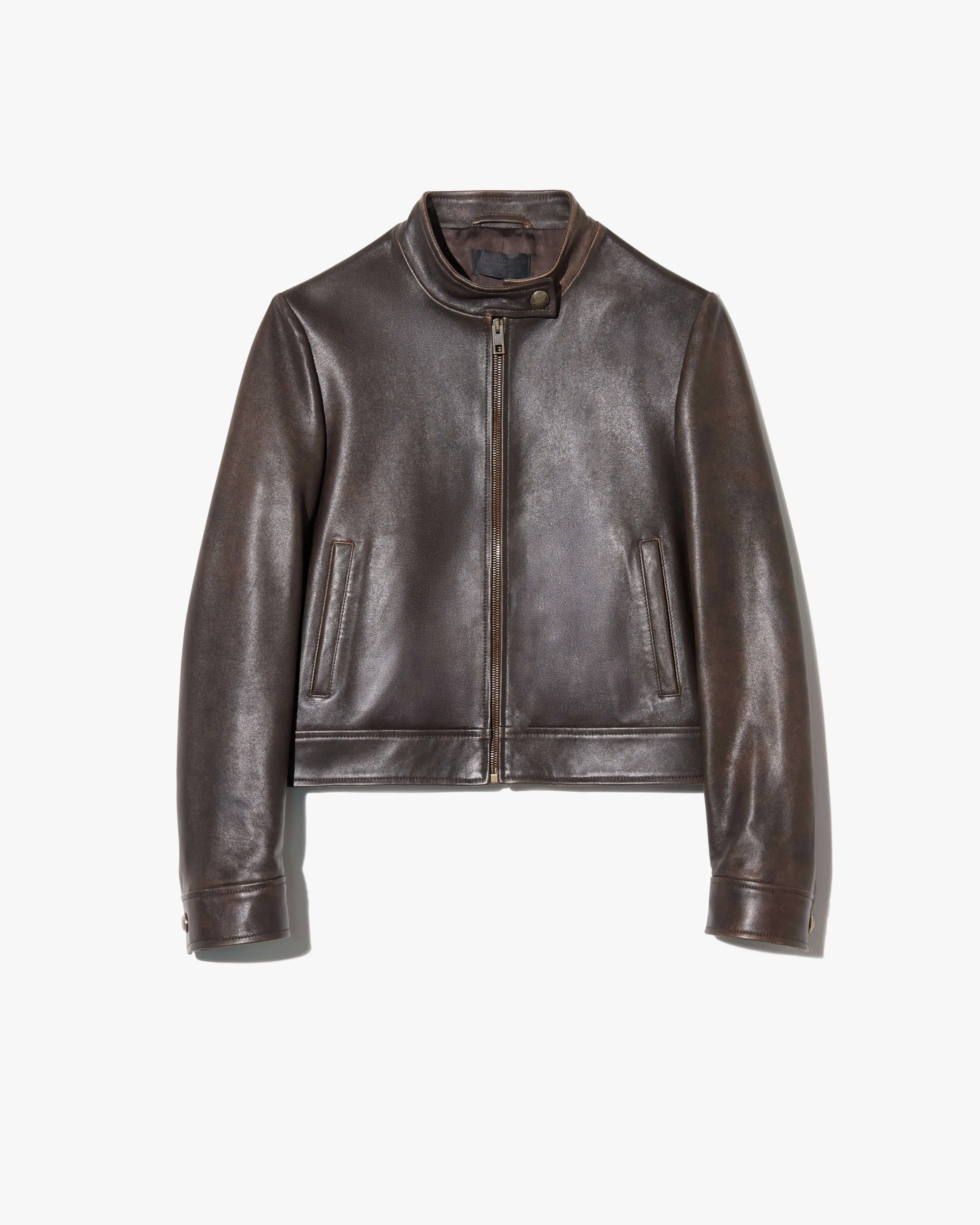 NICO SHRUNKEN LEATHER JACKET sold by Nili Lotan