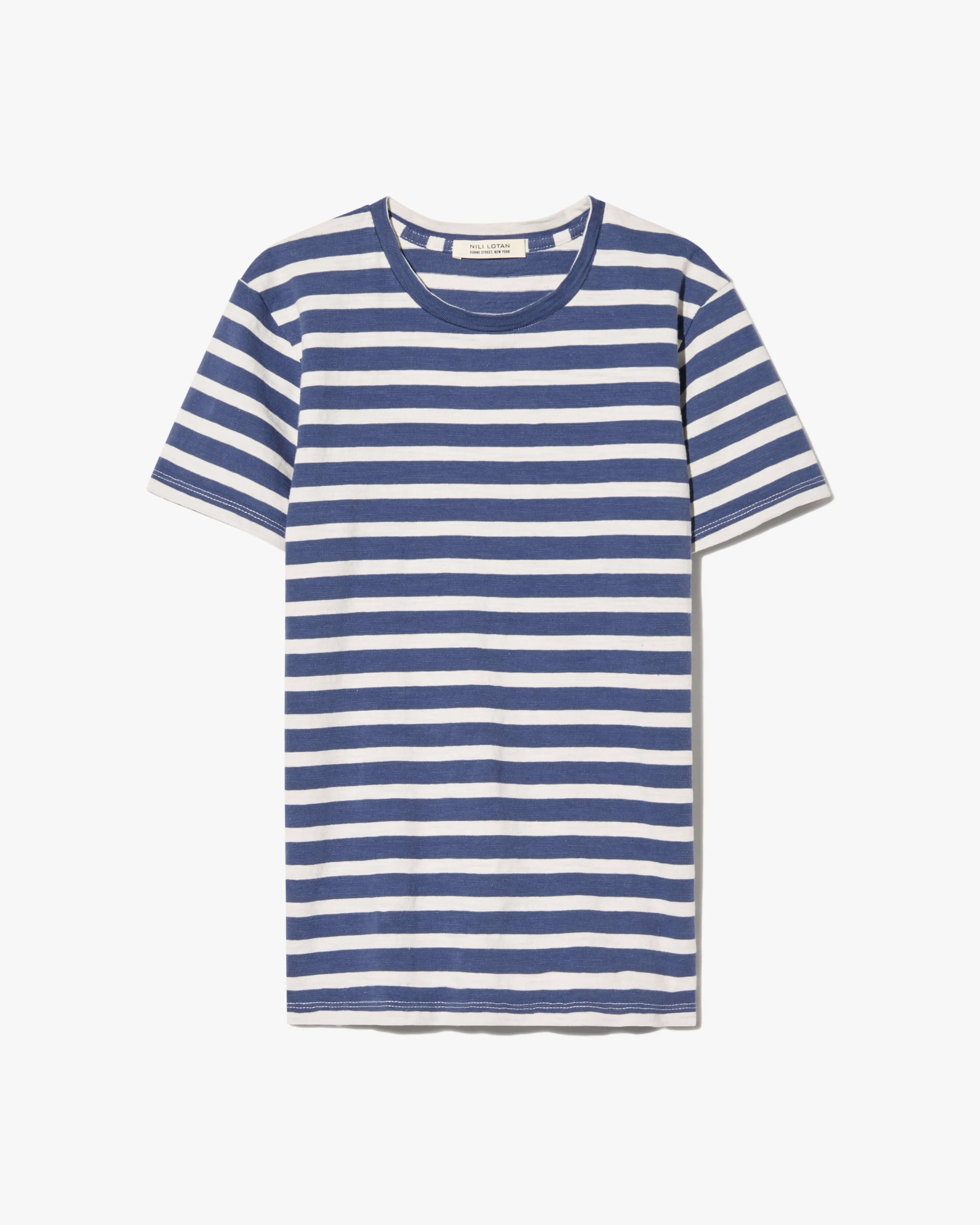 LANA CREWNECK STRIPED TEE sold by Nili Lotan