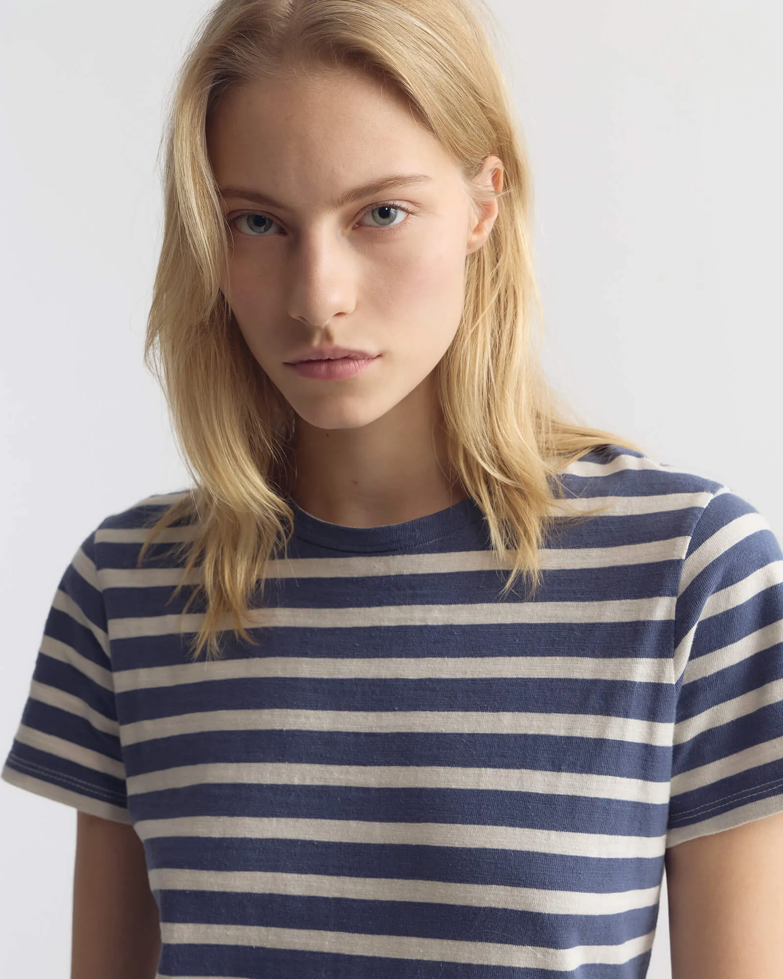 LANA CREWNECK STRIPED TEE sold by Nili Lotan product image thumbnail 3